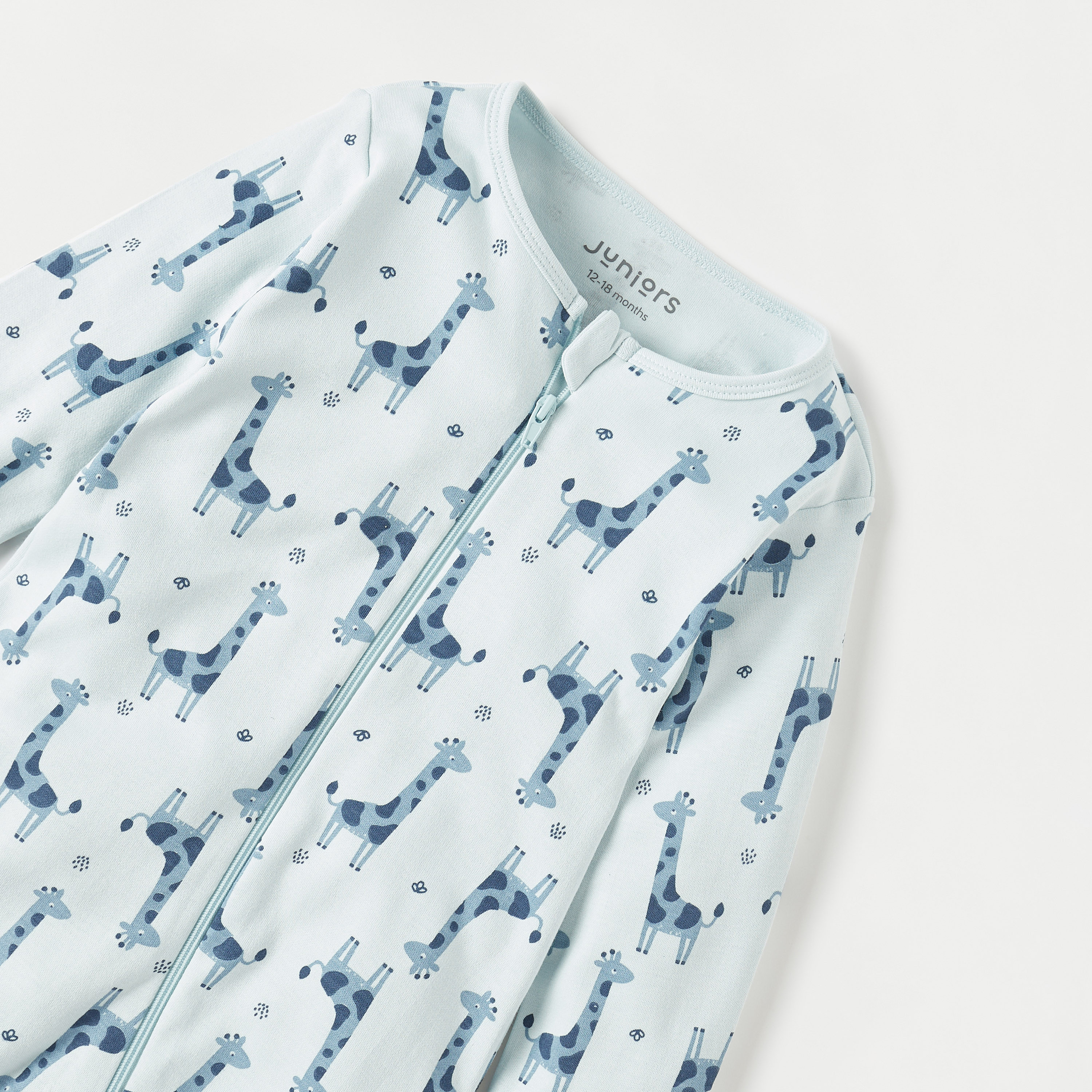 بدلة نوم مغلقة القدمين بسحاب إغلاق وطبعات من جونيورز-baby-boys-clothing-nightwear-sleepsuits-image-3