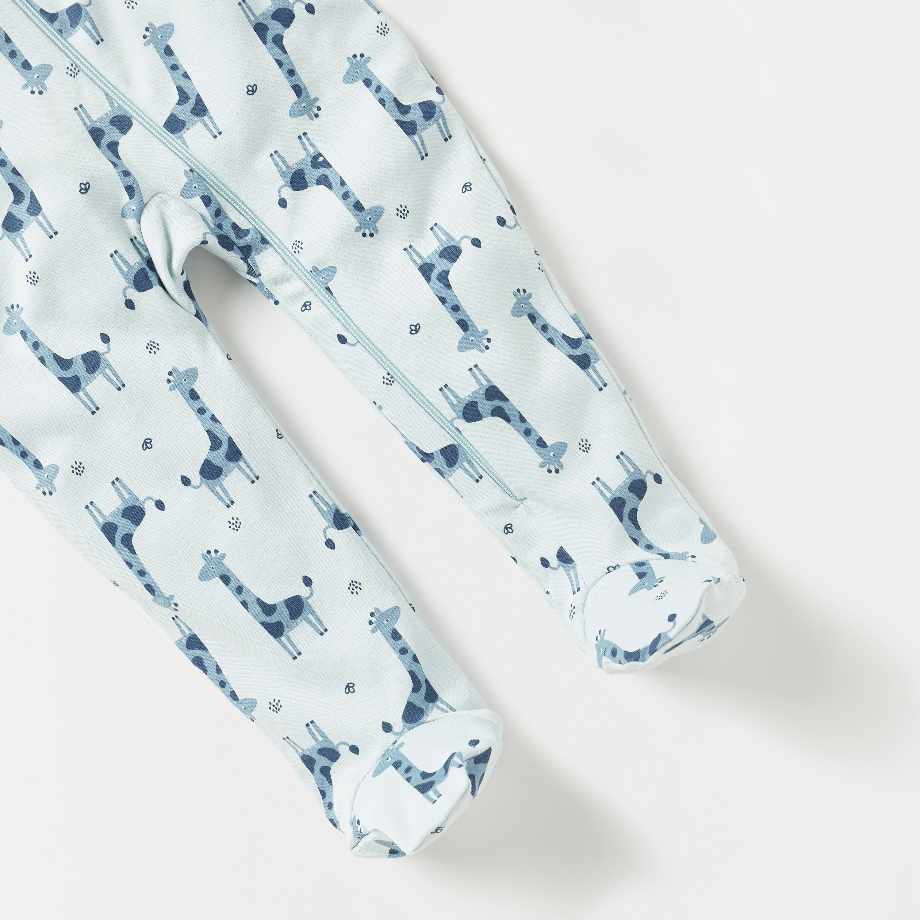 بدلة نوم مغلقة القدمين بسحاب إغلاق وطبعات من جونيورز-baby-boys-clothing-nightwear-sleepsuits-image-4