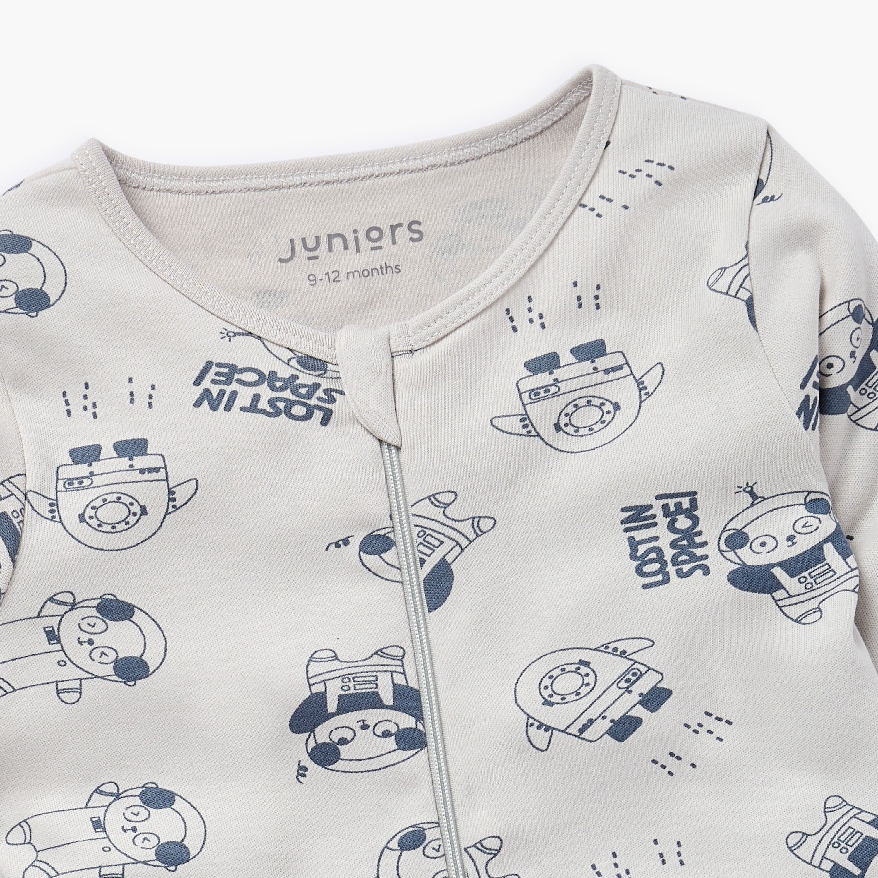 Juniors All-Over Print Sleepsuit with Long Sleeves and Zip Closure-baby-boys-clothing-nightwear-sleepsuits-image-4