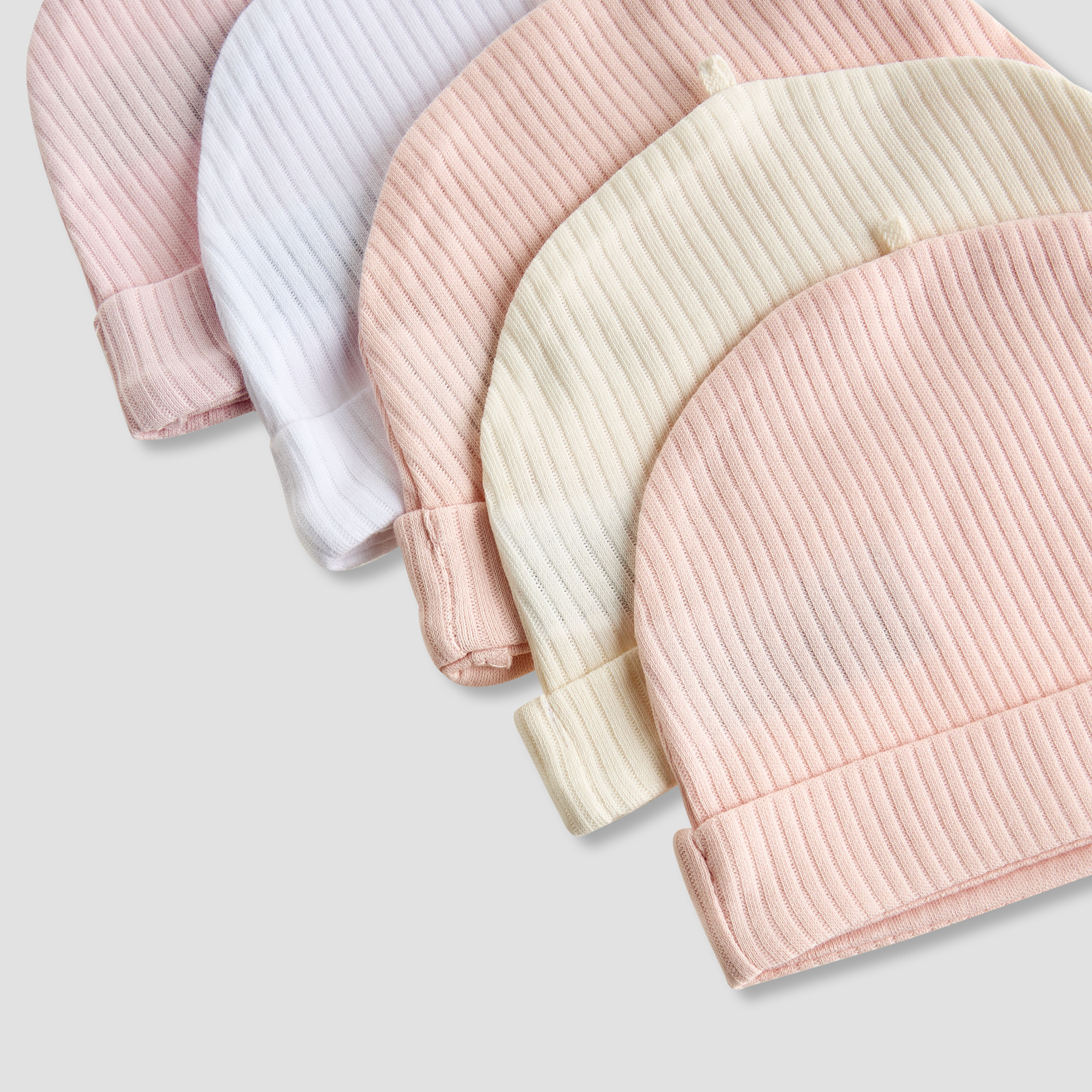 Juniors Beanie with Cotton Fabric - Set of 5-baby-girls-accessories-caps-image-8