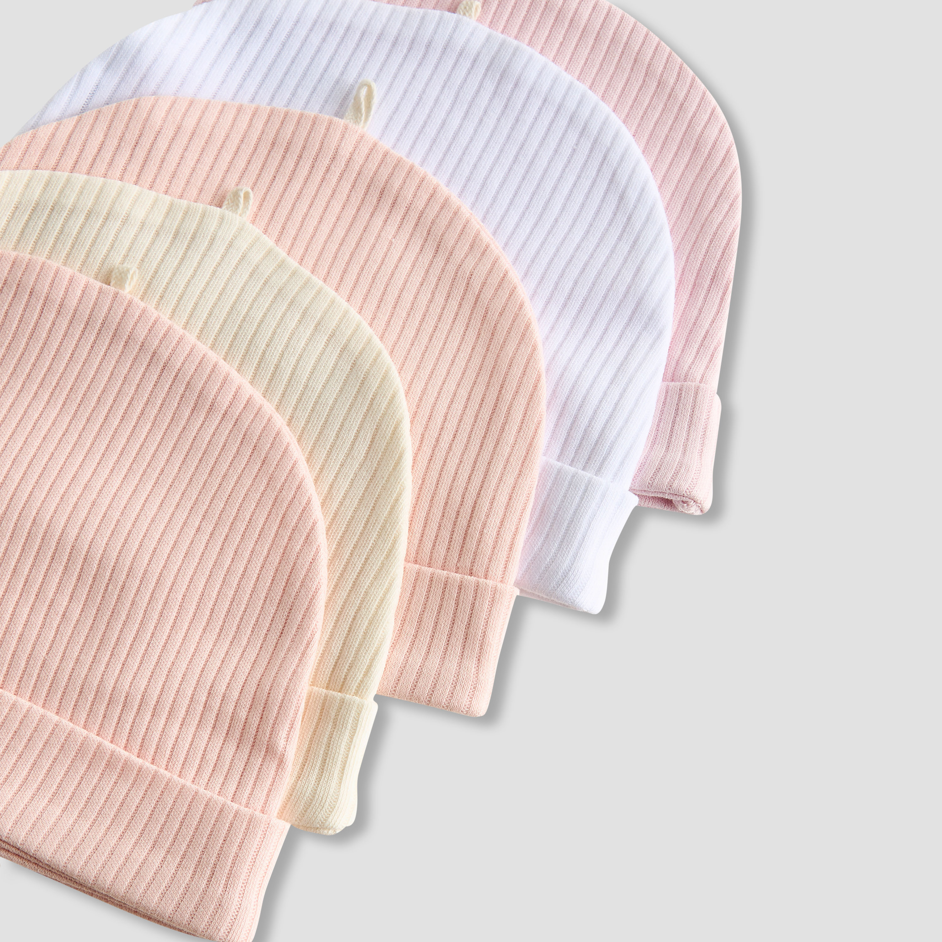 Juniors Beanie with Cotton Fabric - Set of 5-baby-girls-accessories-caps-image-9