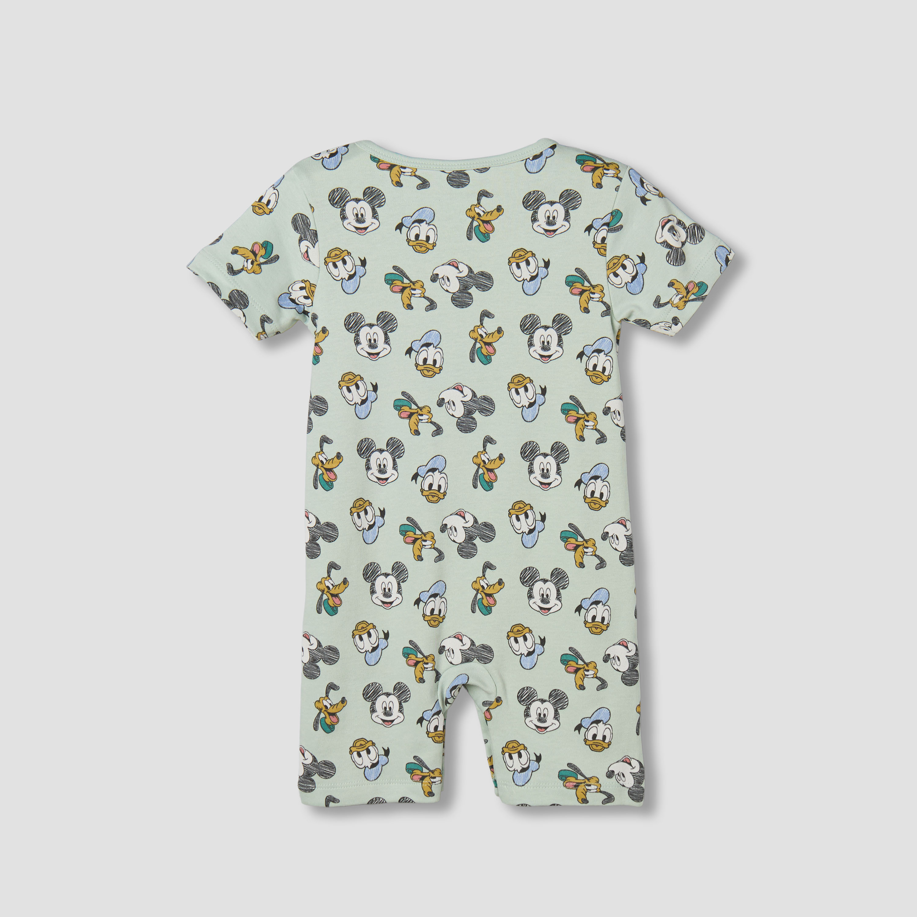 أفرول بطبعات ميكي ماوس والأصدقاء وياقة مستديرة وأكمام قصيرة من ديزني-baby-boys-clothing-rompers-image-3