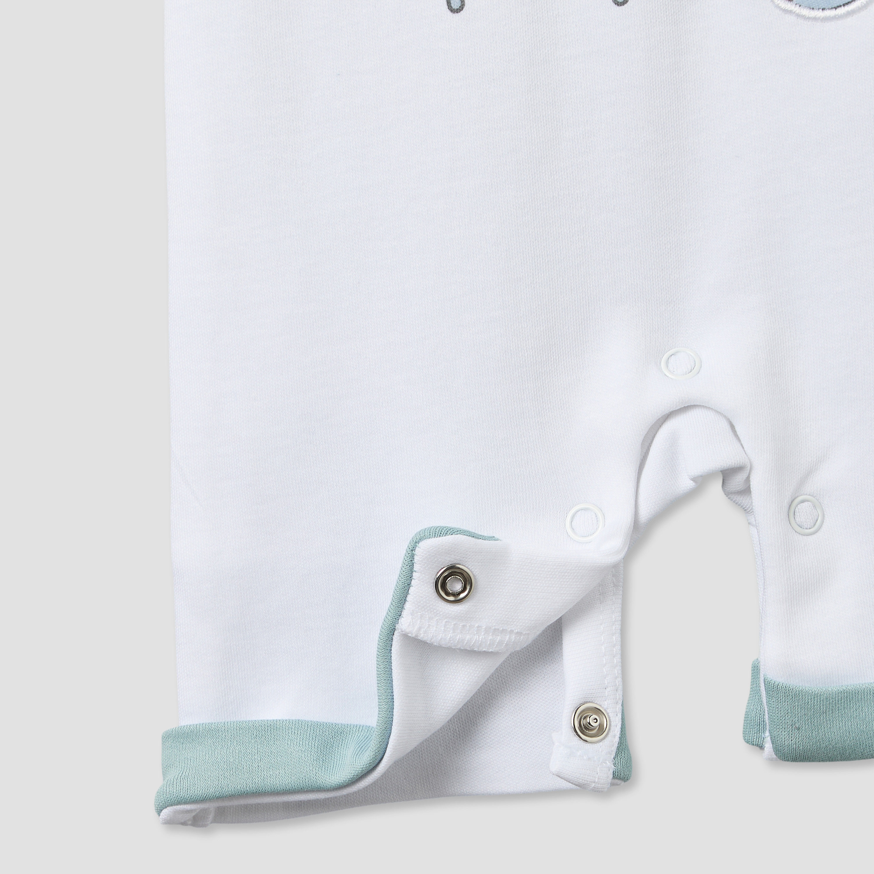 أفرول بياقة ضيقة وأكمام قصيرة وطبعات ميكي ماوس ودونالد داك من ديزني-baby-boys-clothing-rompers-image-5