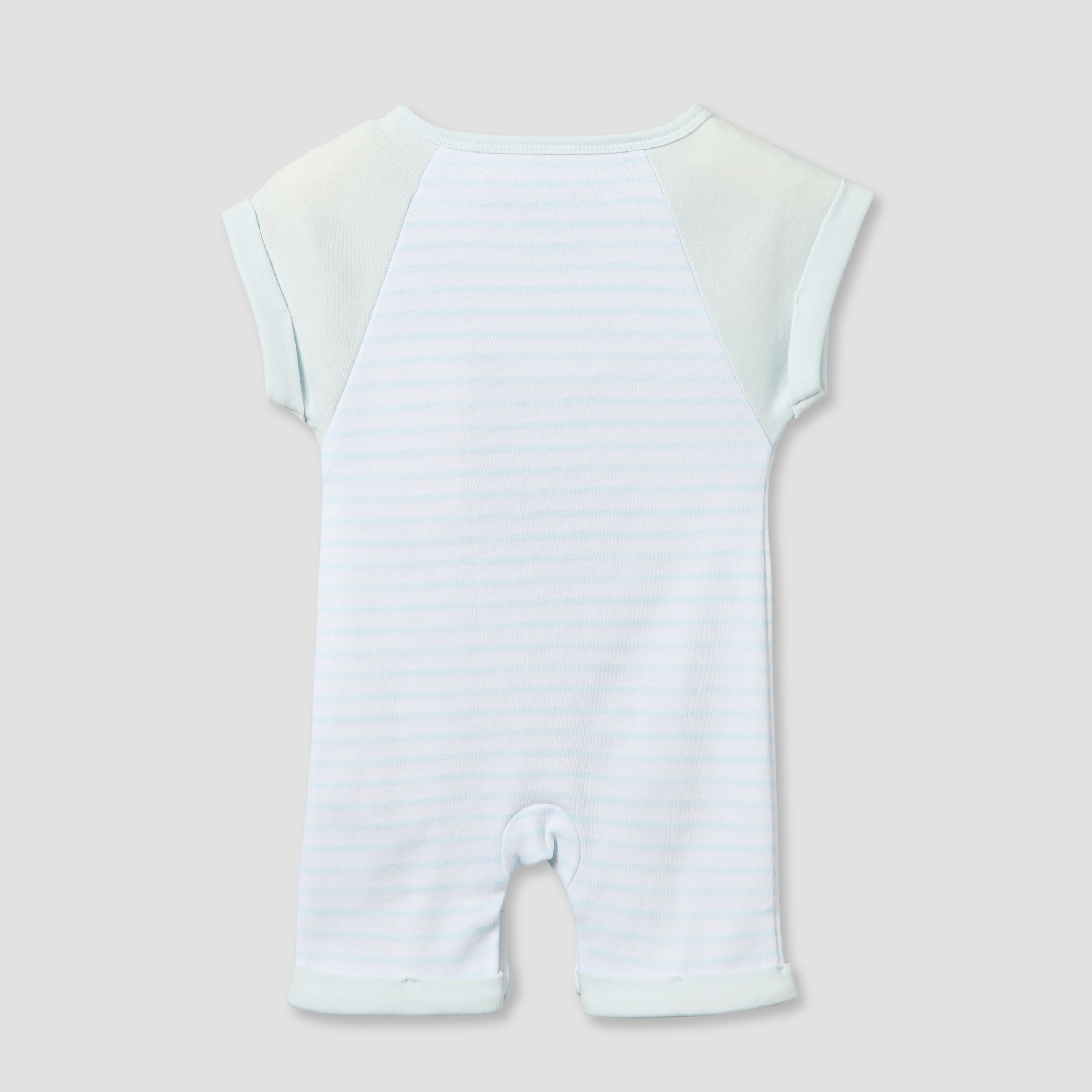 أفرول بياقة مستديرة وأكمام قصيرة وزخارف ستيتش من ديزني-baby-boys-clothing-rompers-image-2