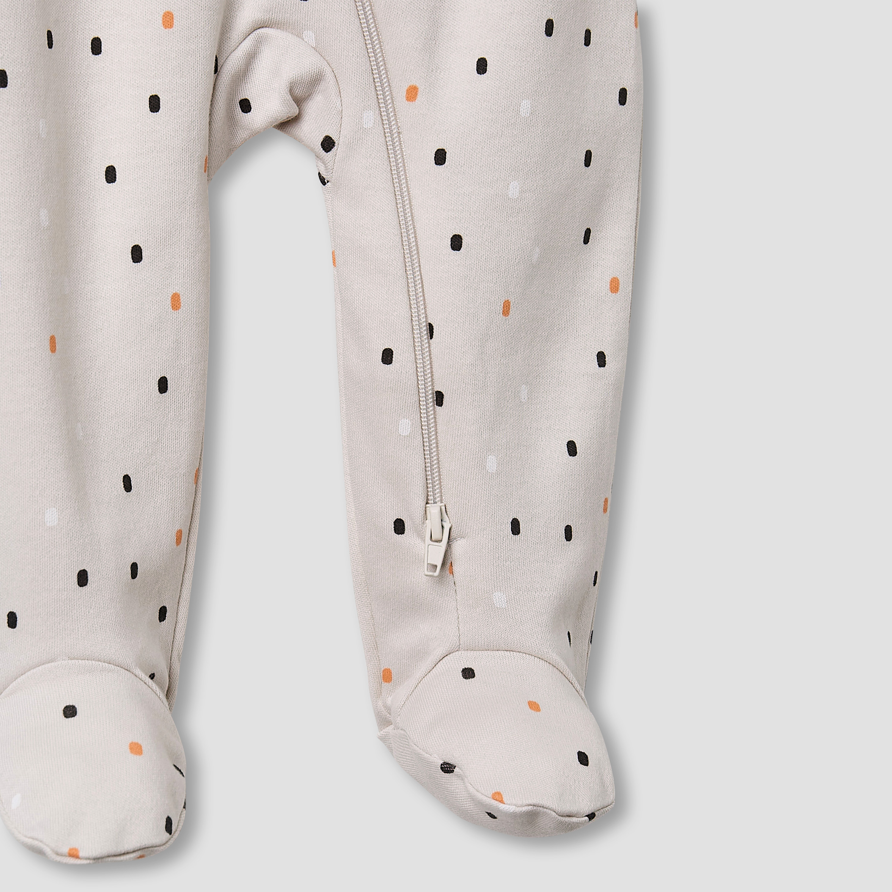 Juniors Crew Neck Sleepsuit with Bib - Cotton - Long Sleeves-baby-boys-clothing-nightwear-sleepsuits-image-5