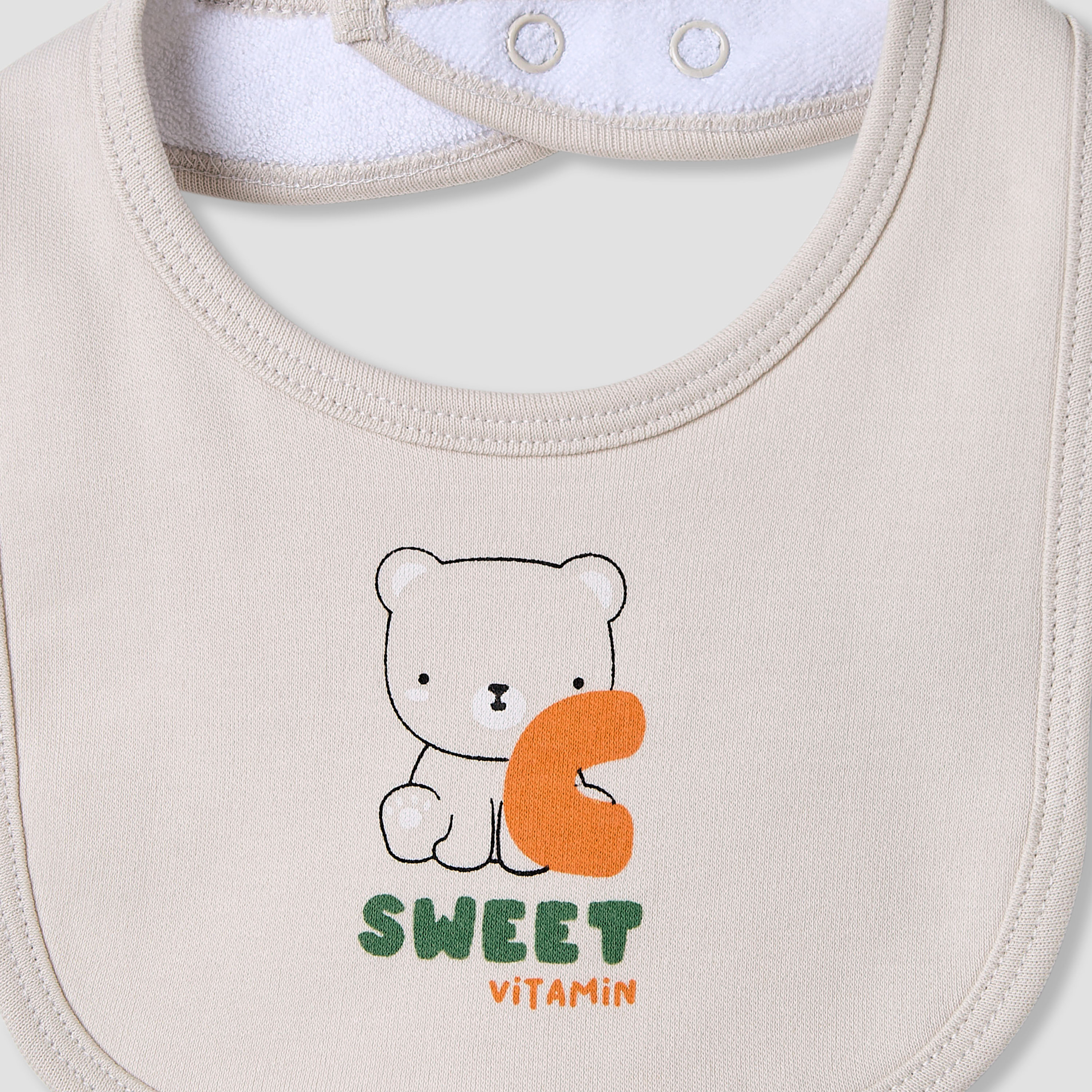 Juniors Crew Neck Sleepsuit with Bib - Cotton - Long Sleeves-baby-boys-clothing-nightwear-sleepsuits-image-6