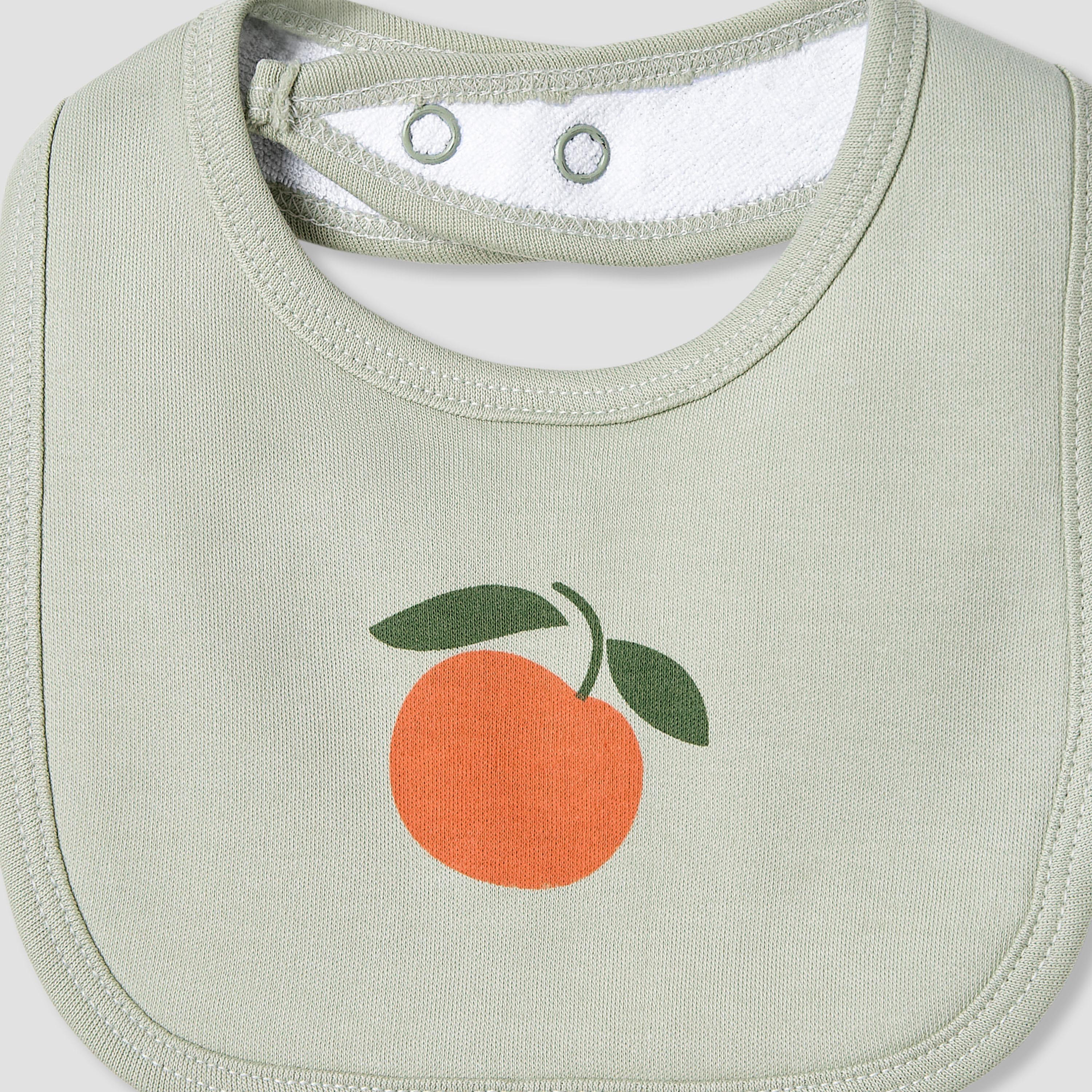 Juniors Crew Neck Sleepsuit with Bib - Cotton - Long Sleeves-baby-girls-clothing-nightwear-sleepsuits-image-6
