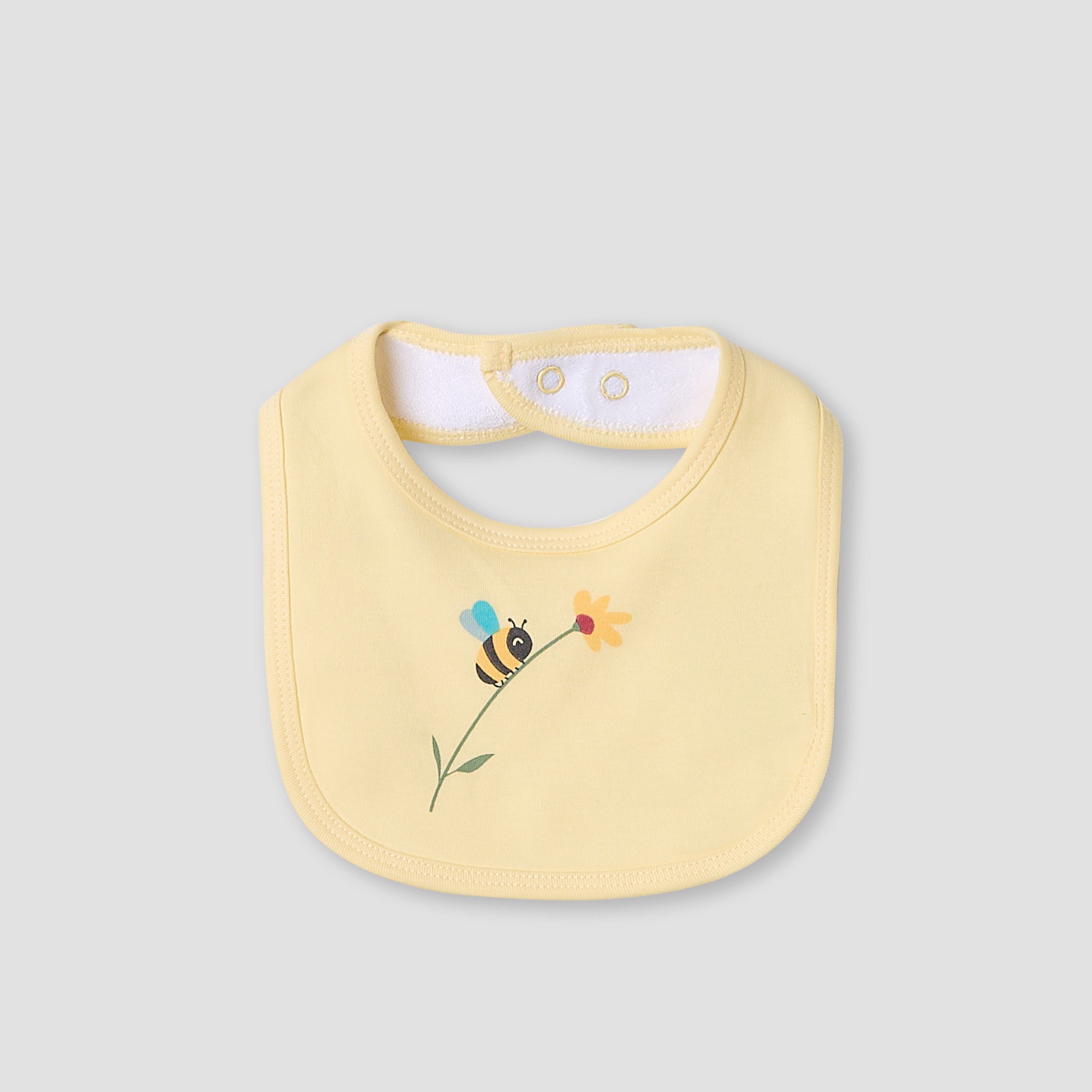 Juniors Crew Neck Sleepsuit with Bib - Cotton - Long Sleeves-baby-girls-clothing-nightwear-sleepsuits-image-3