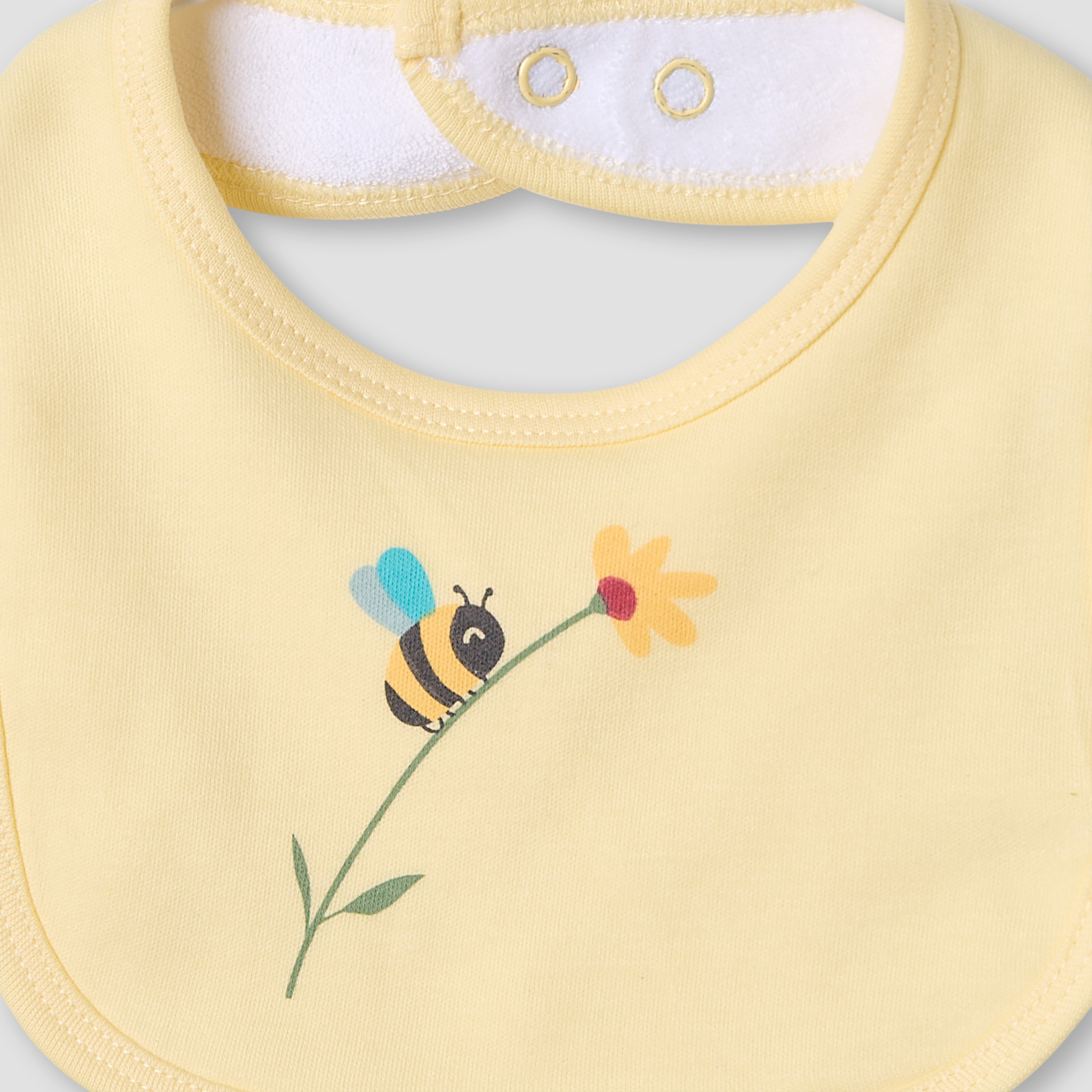Juniors Crew Neck Sleepsuit with Bib - Cotton - Long Sleeves-baby-girls-clothing-nightwear-sleepsuits-image-6