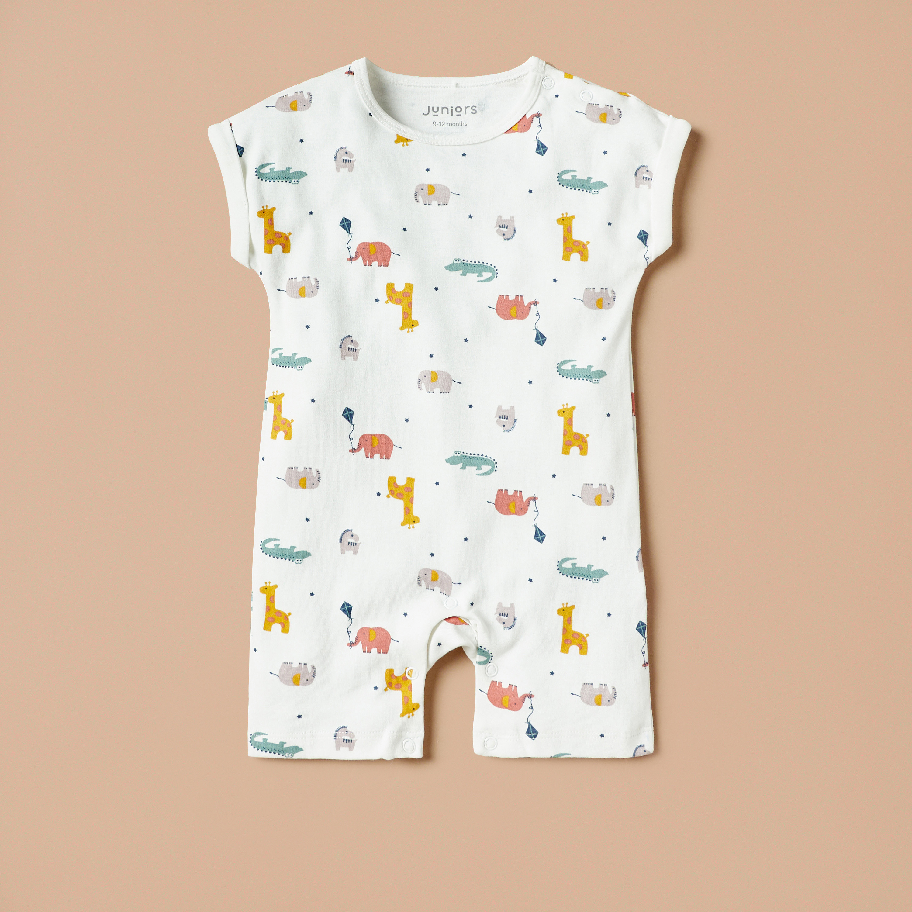 Juniors All-Over Safari Print Romper-baby-boys-clothing-rompers-image-1