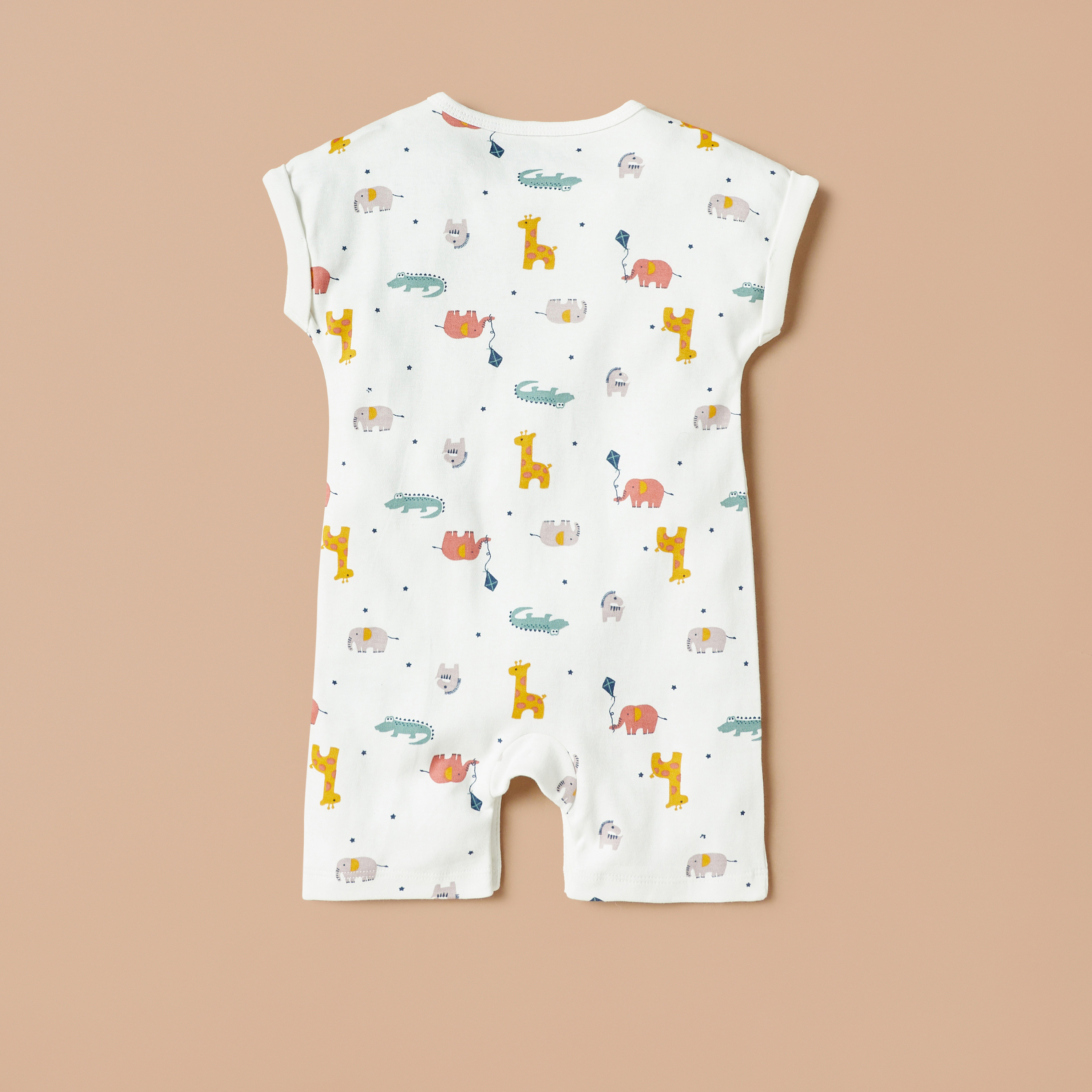 Juniors All-Over Safari Print Romper-baby-boys-clothing-rompers-image-2