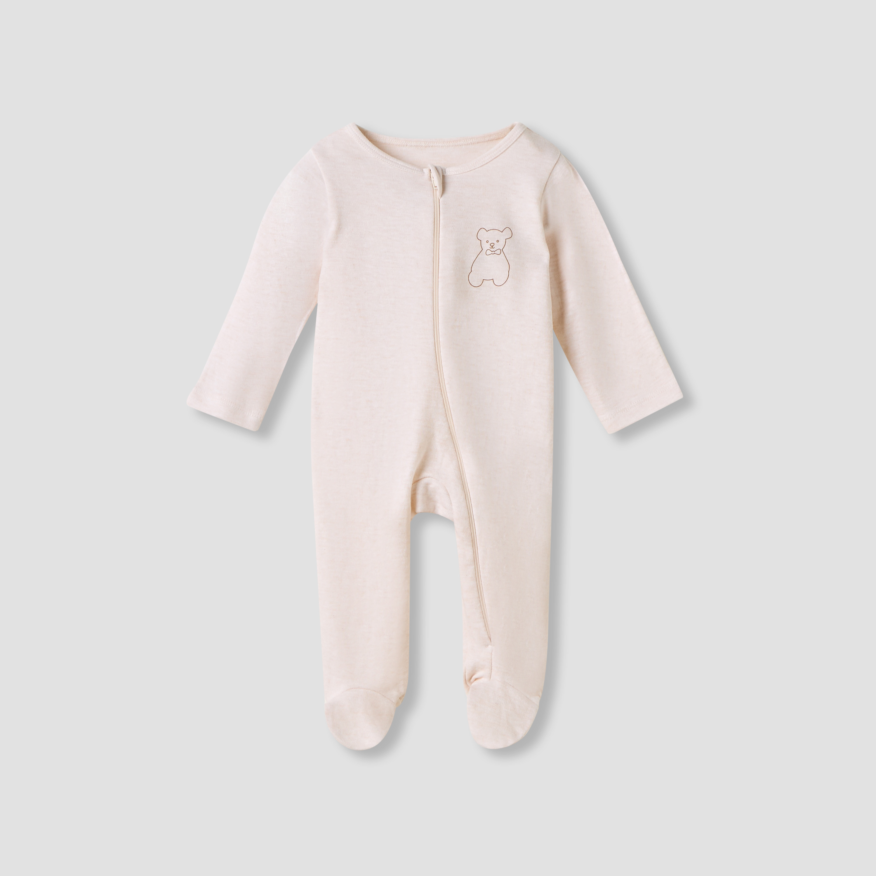 بدلة نوم متنوعة بأكمام طويلة وسحّاب إغلاق من جونيورز - طقم من 5 قطع-baby-boys-clothing-nightwear-sleepsuits-image-3
