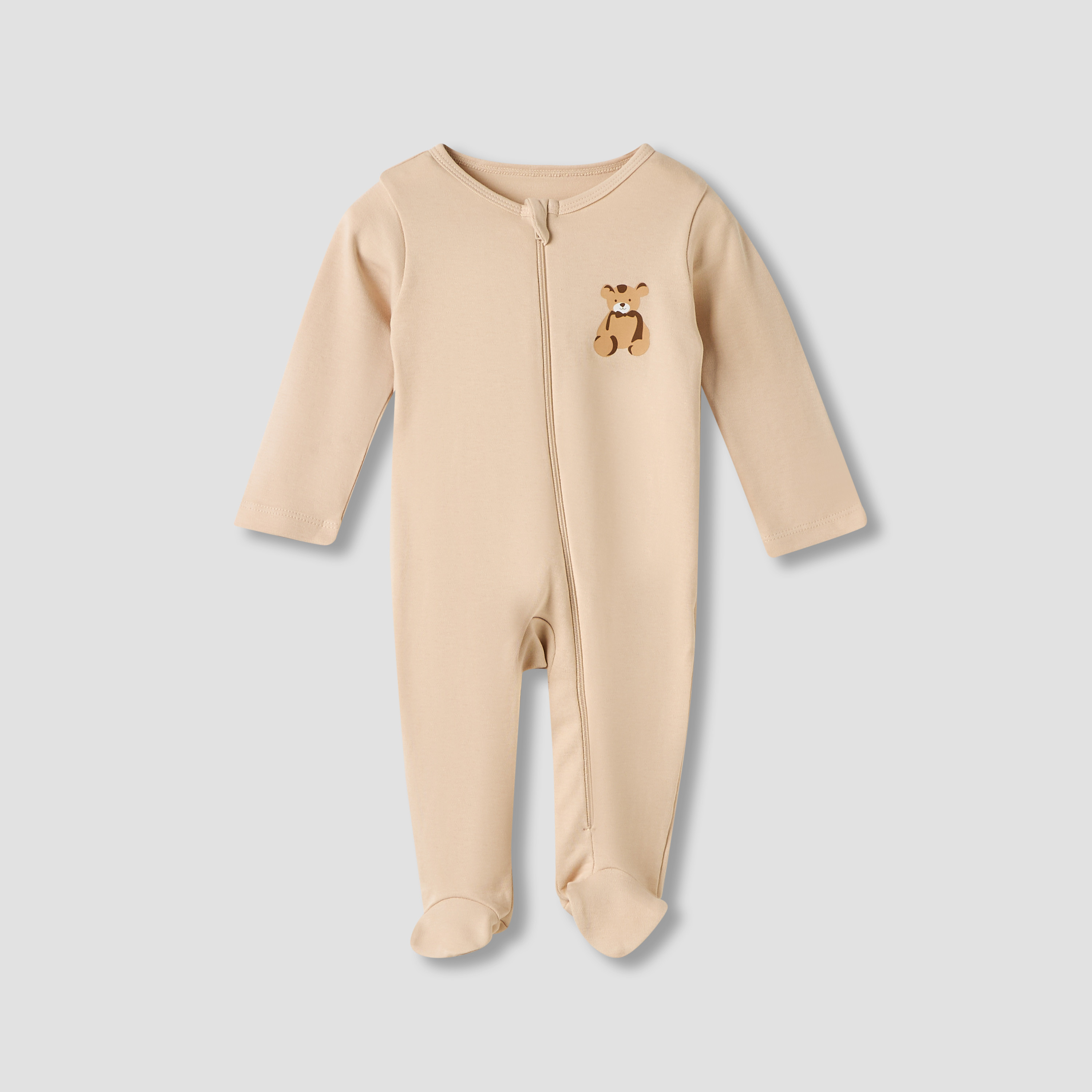بدلة نوم متنوعة بأكمام طويلة وسحّاب إغلاق من جونيورز - طقم من 5 قطع-baby-boys-clothing-nightwear-sleepsuits-image-5