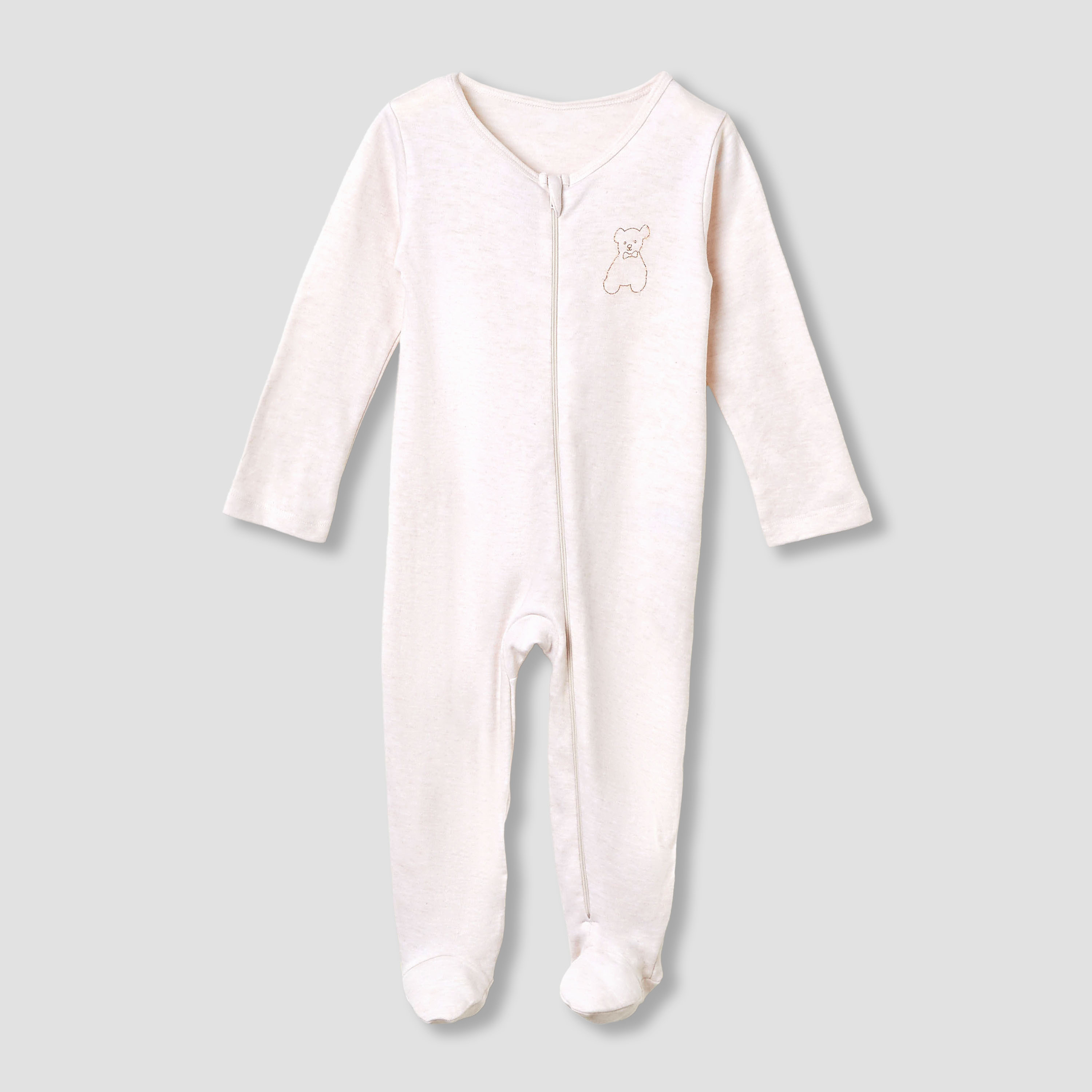 Juniors Assorted Sleepsuit with Long Sleeves and Zip Closure - Set of 5-baby-boys-clothing-nightwear-sleepsuits-image-6