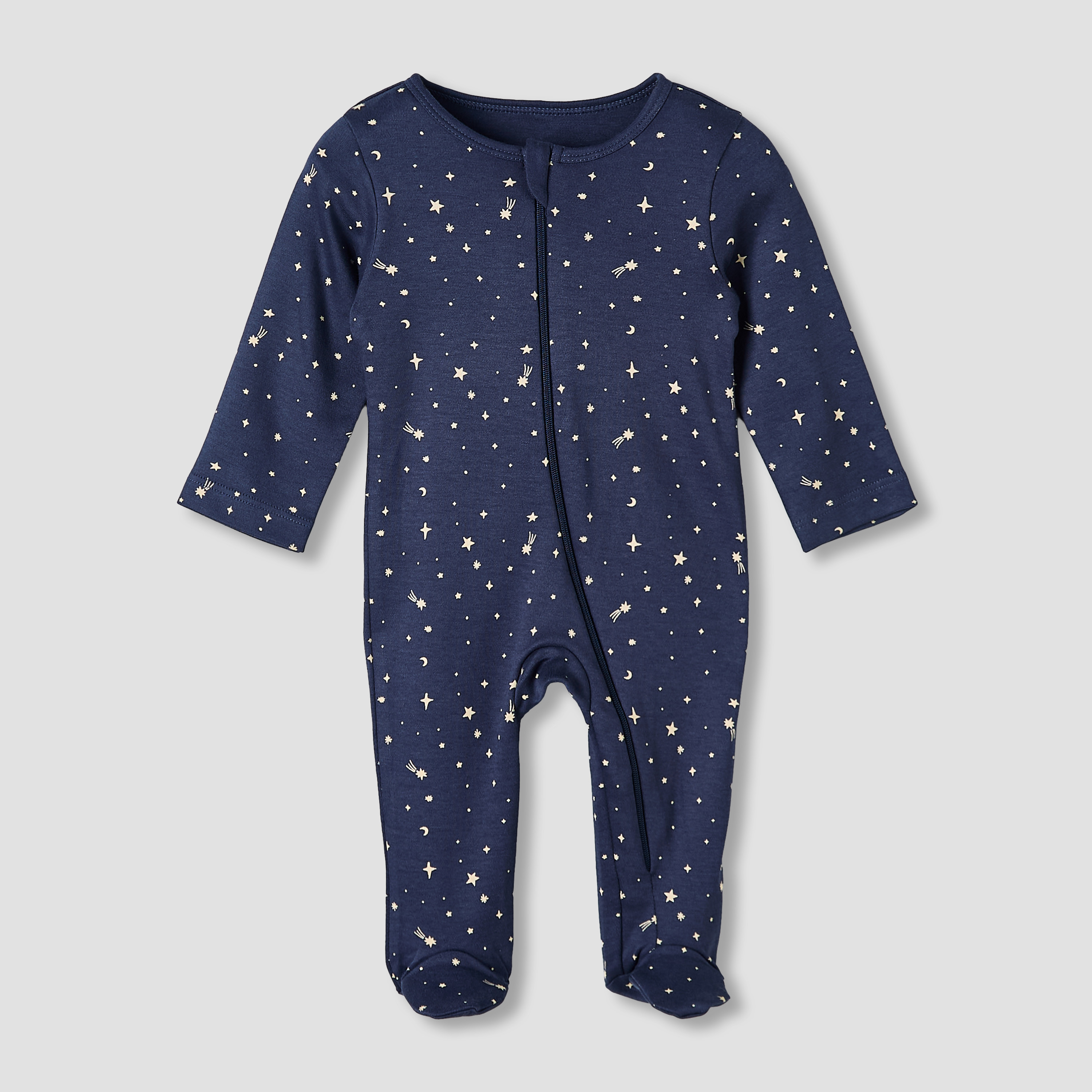 Pack of 3 Juniors Cotton Long Sleeve Sleepsuit with Space Print-promo_babyshop_Buy2for115_KSA130126-image-3