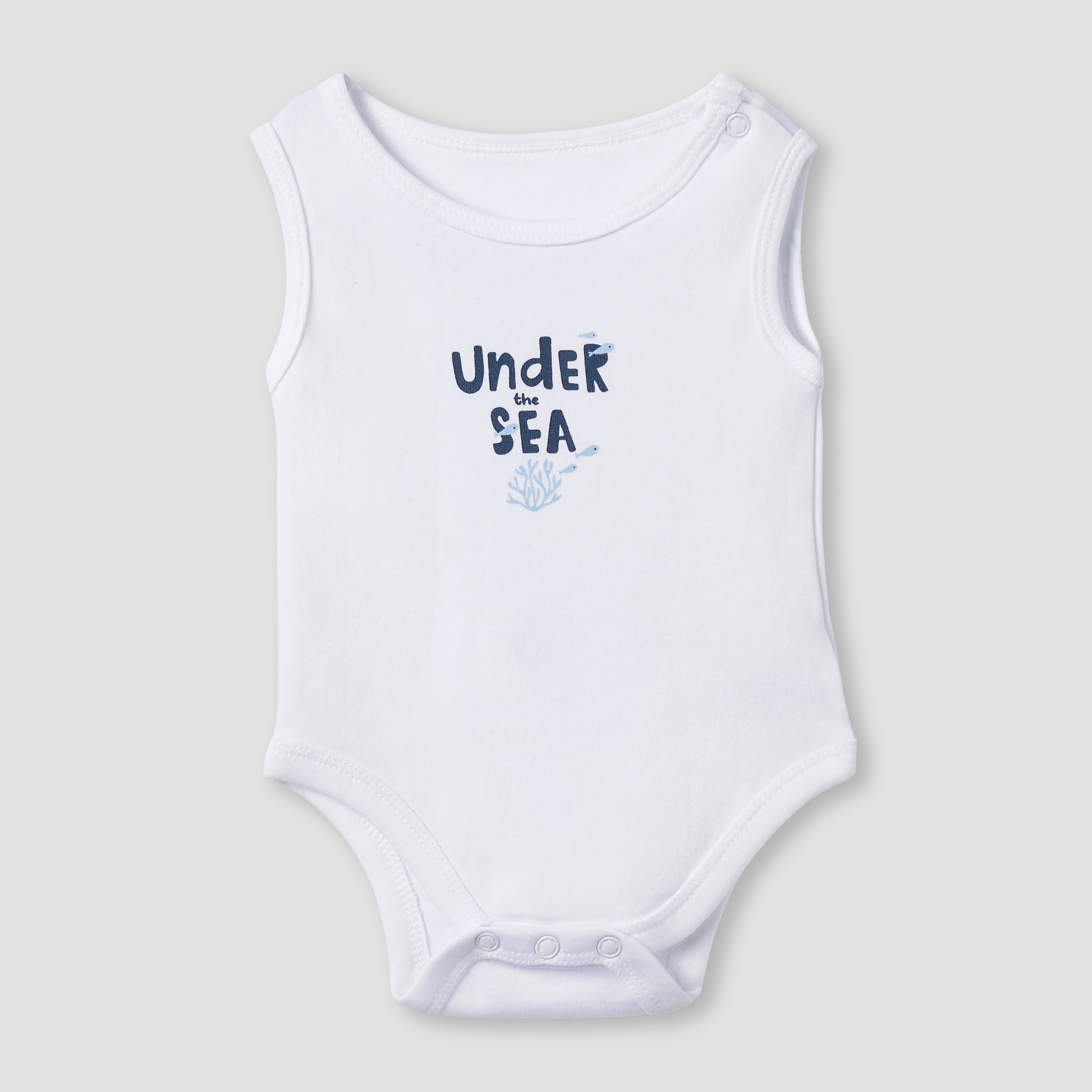 بودي سوت قطن دون أكمام بياقة مستديرة وبطبعات من جونيورز - طقم من 5 قطع-baby-boys-clothing-multipacks-image-3