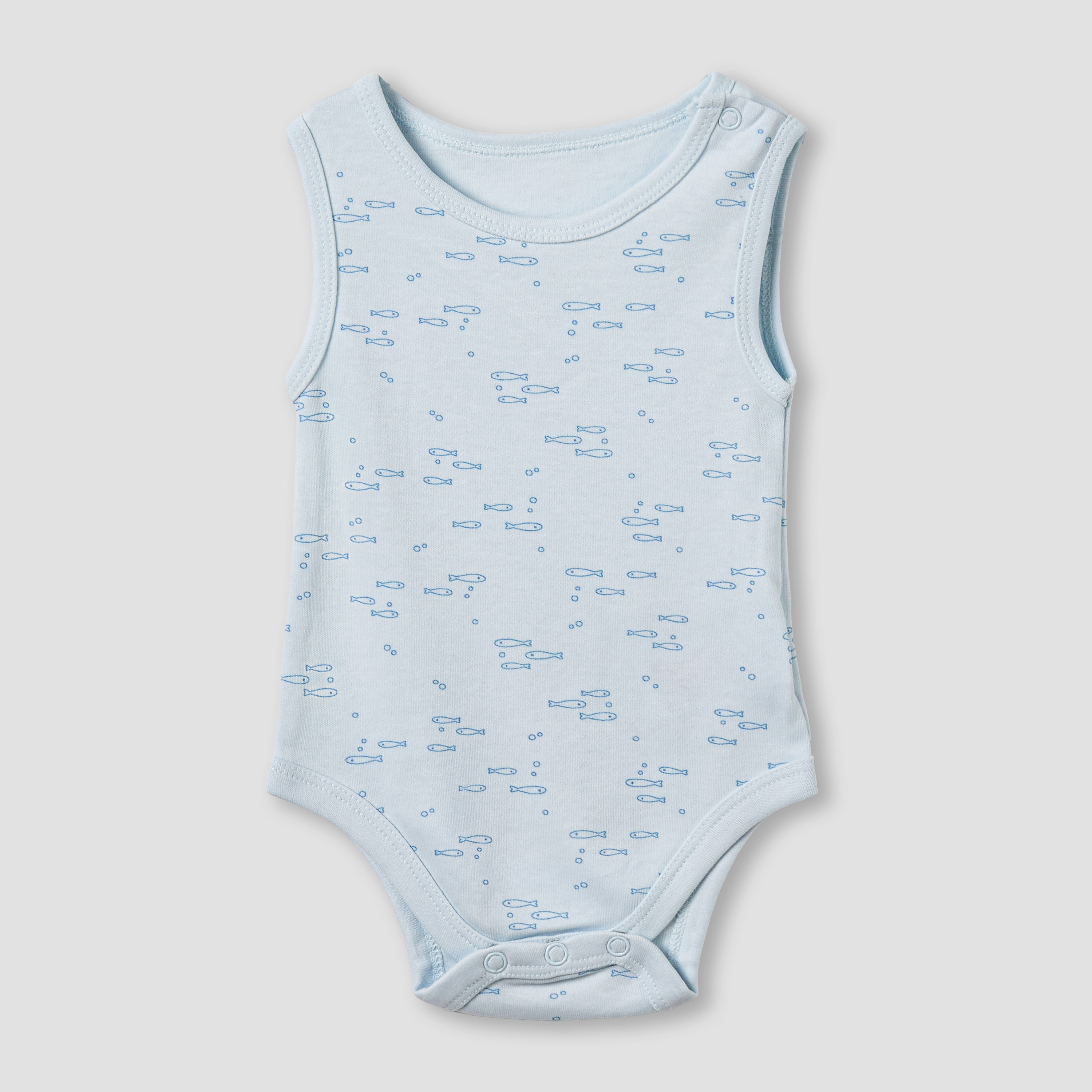 بودي سوت قطن دون أكمام بياقة مستديرة وبطبعات من جونيورز - طقم من 5 قطع-baby-boys-clothing-multipacks-image-7