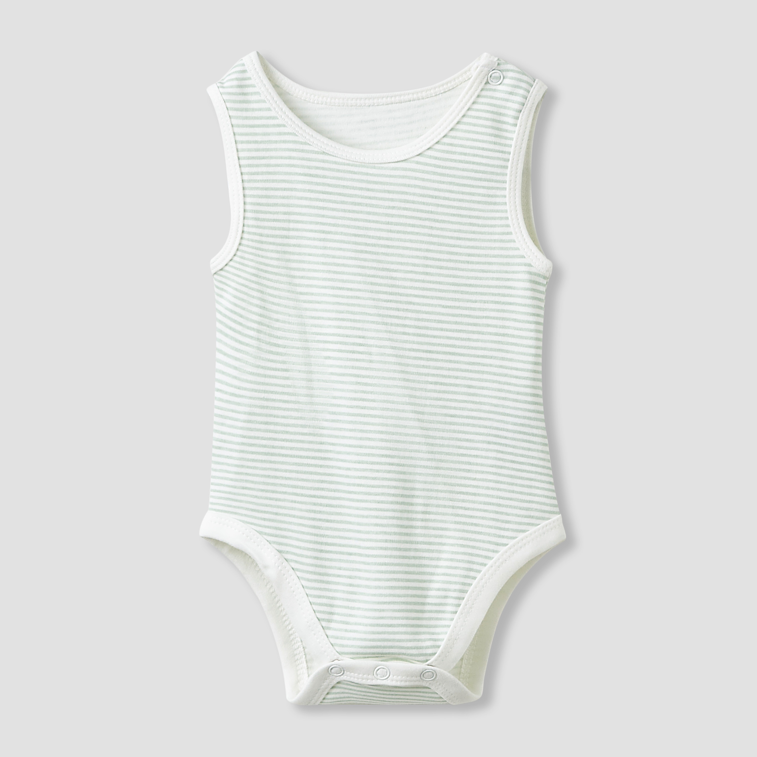 Juniors Round Neck Bodysuit with Snap Button Closure - Cotton - Sleeveless  - Set of 5-baby-girls-clothing-bodysuits-image-6
