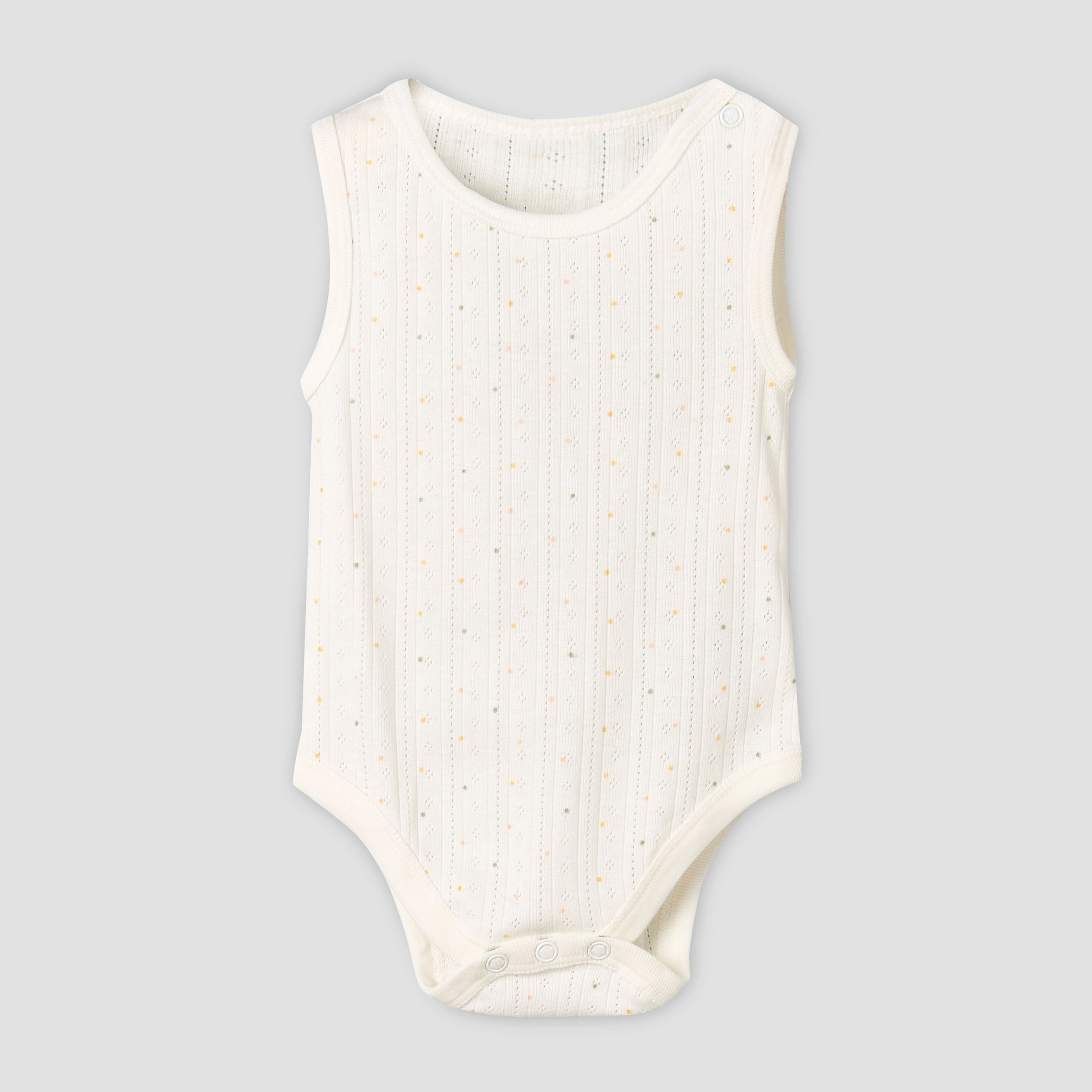 Pack of 5 Juniors Cotton Sleeveless Bodysuit with Fun Print-baby-girls-clothing-bodysuits-image-4