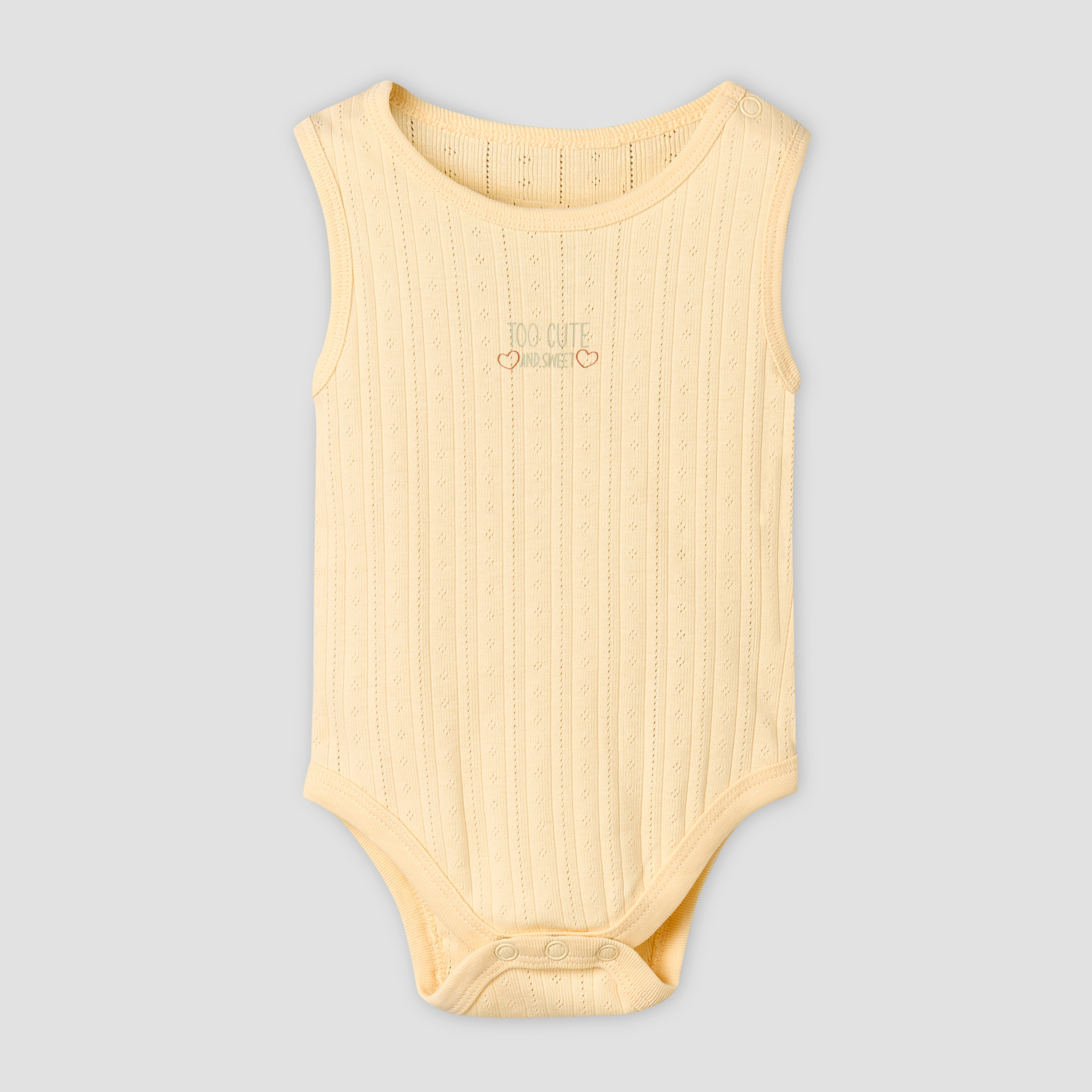 Pack of 5 Juniors Cotton Sleeveless Bodysuit with Fun Print-baby-girls-clothing-bodysuits-image-5