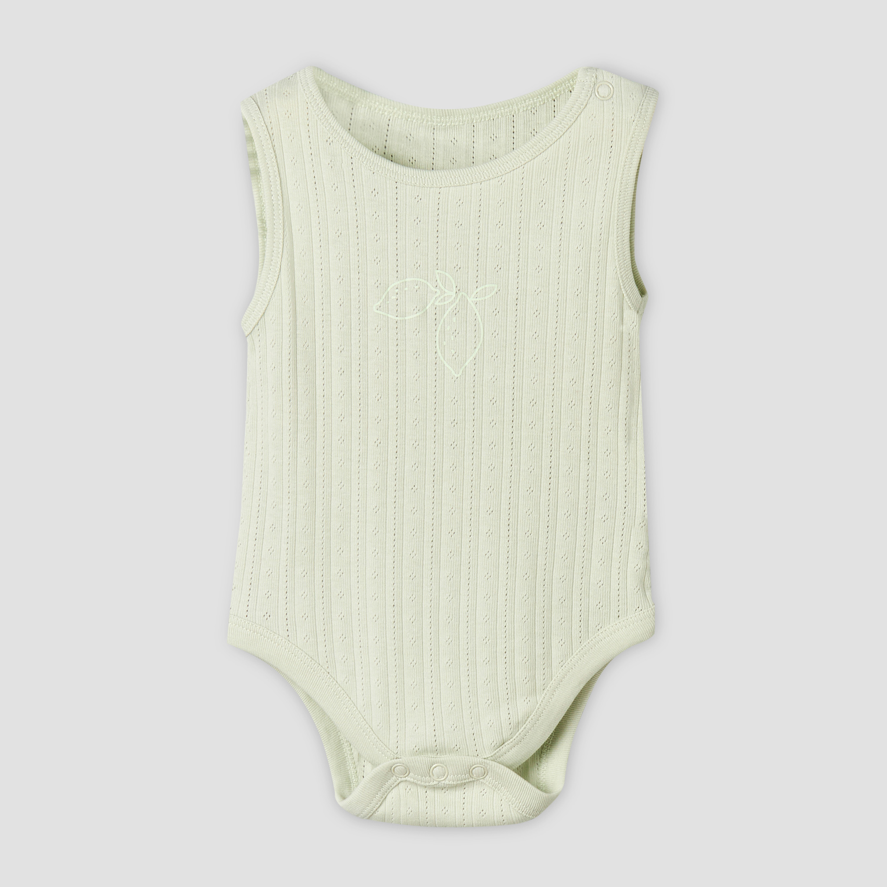 Pack of 5 Juniors Cotton Sleeveless Bodysuit with Fun Print-baby-girls-clothing-bodysuits-image-6