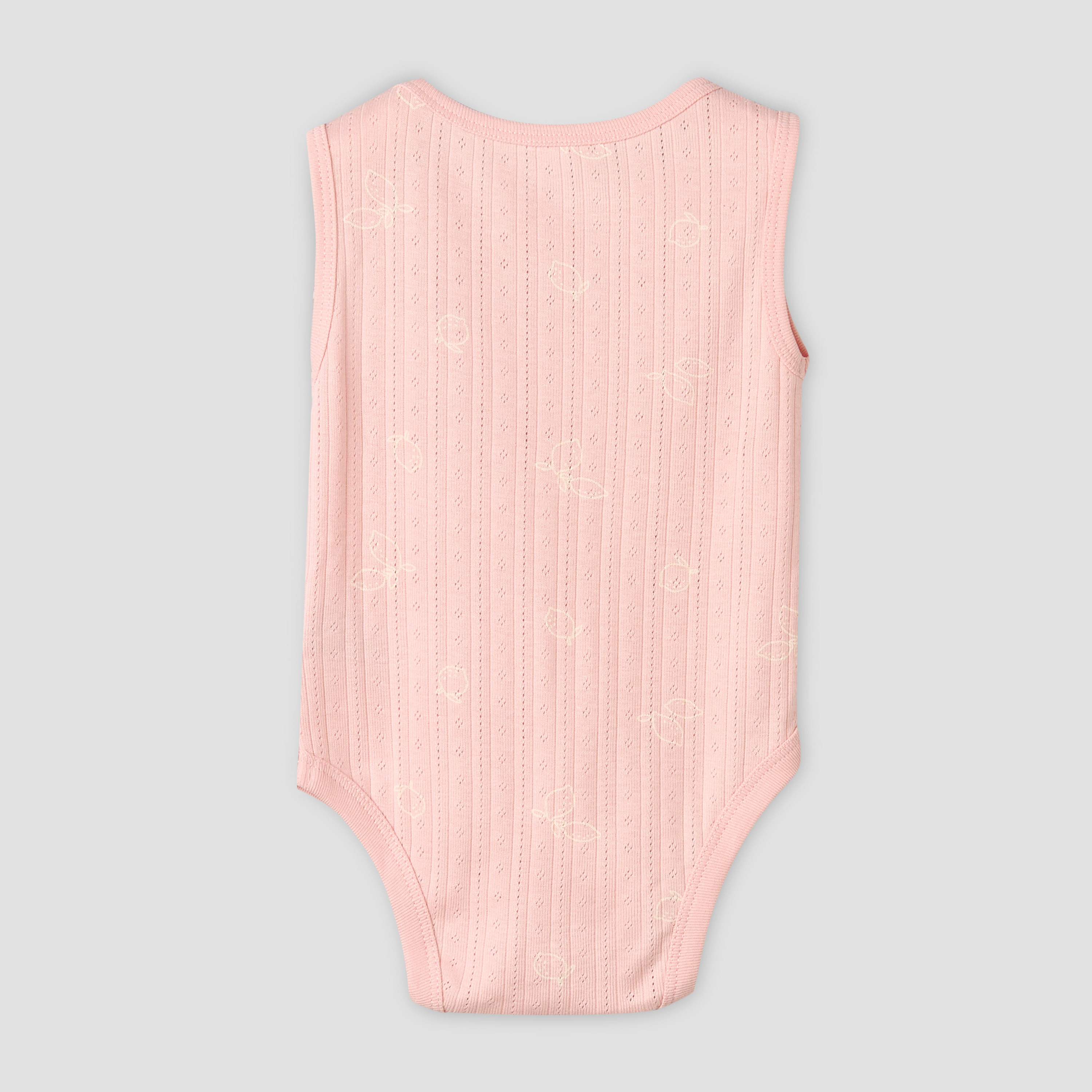Pack of 5 Juniors Cotton Sleeveless Bodysuit with Fun Print-baby-girls-clothing-bodysuits-image-7