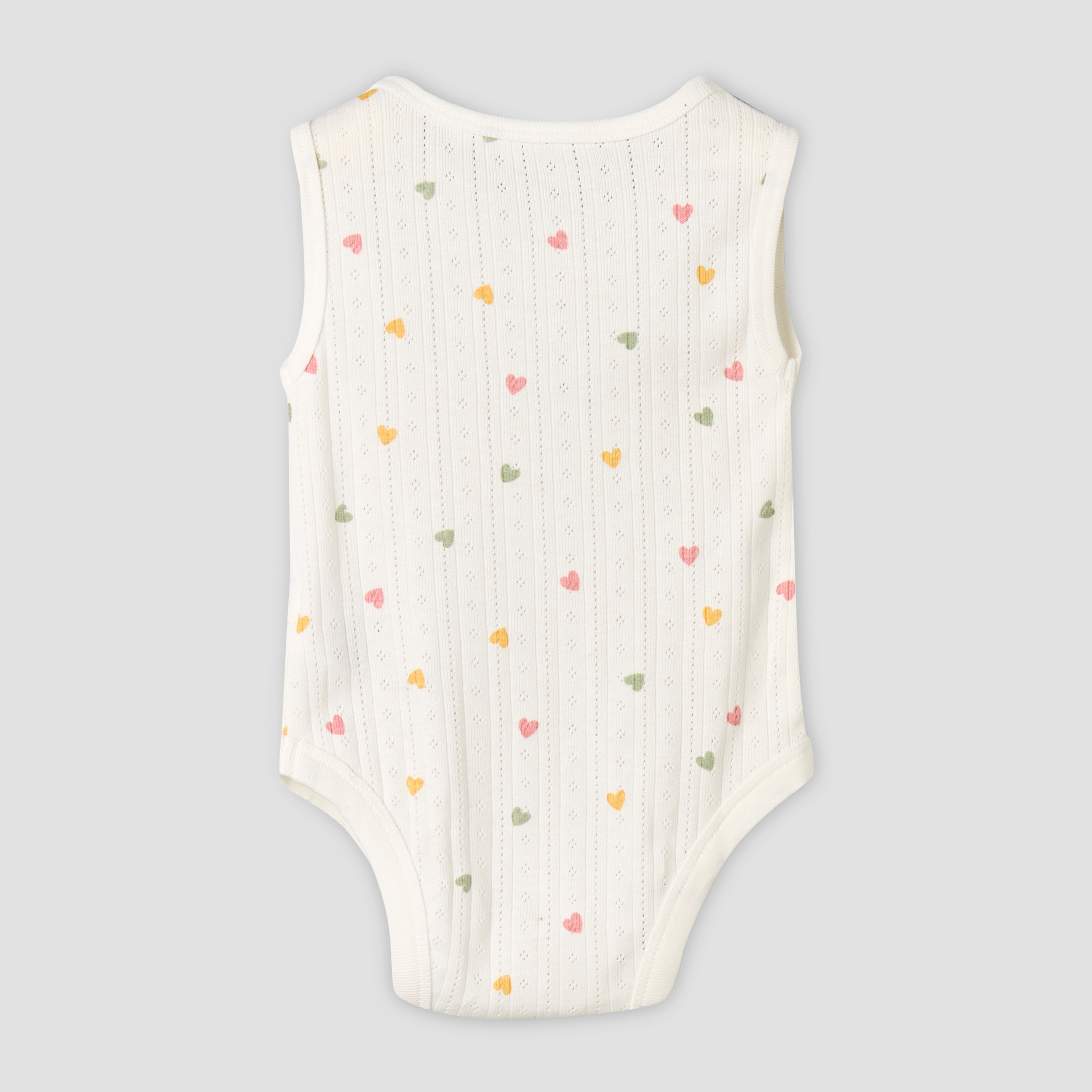 Pack of 5 Juniors Cotton Sleeveless Bodysuit with Fun Print-baby-girls-clothing-bodysuits-image-8