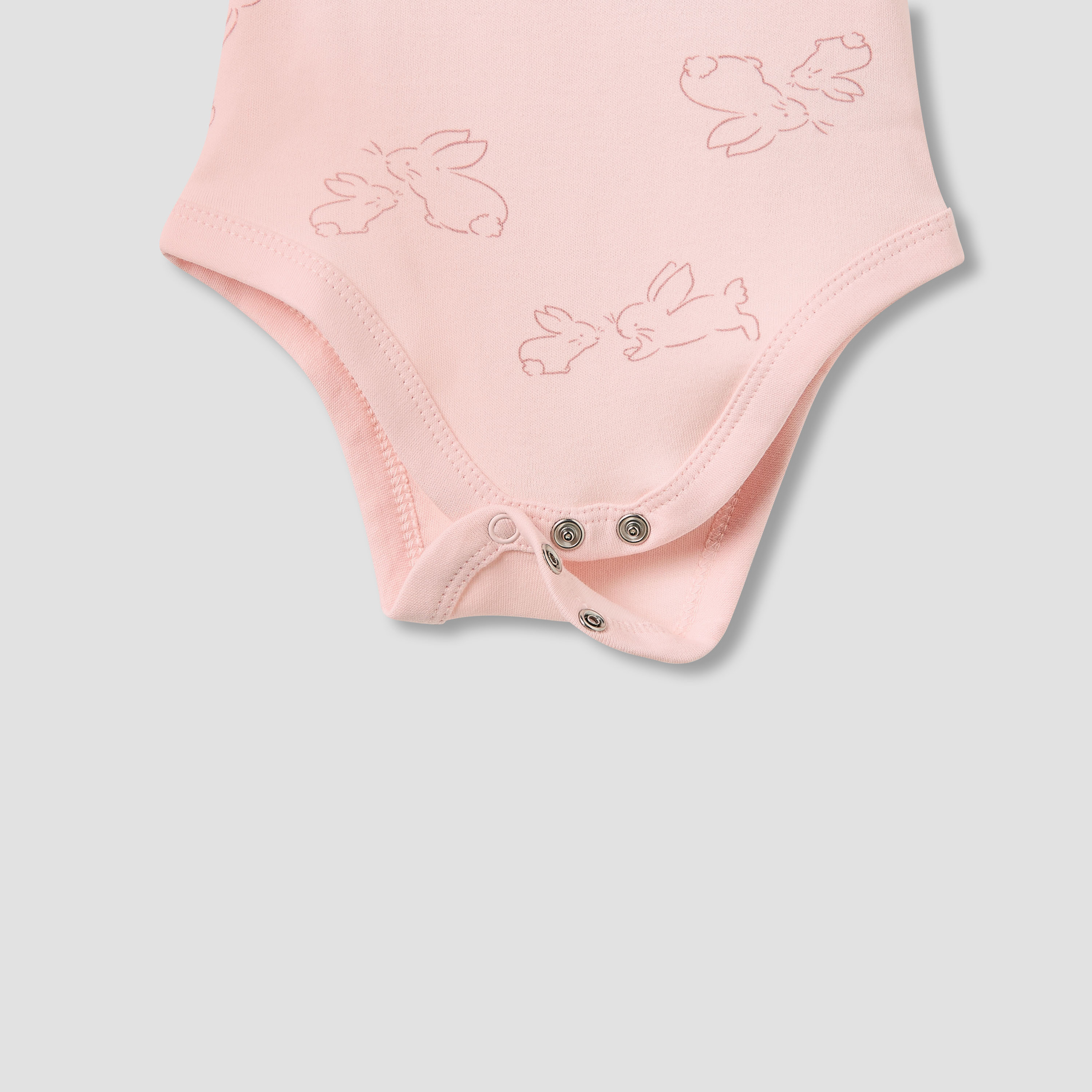 Juniors Round Neck Bodysuit with Snap Button Closure - Cotton - Sleeveless  - Set of 5-promo_babyshop_Buy2for115_UAE130126-image-8
