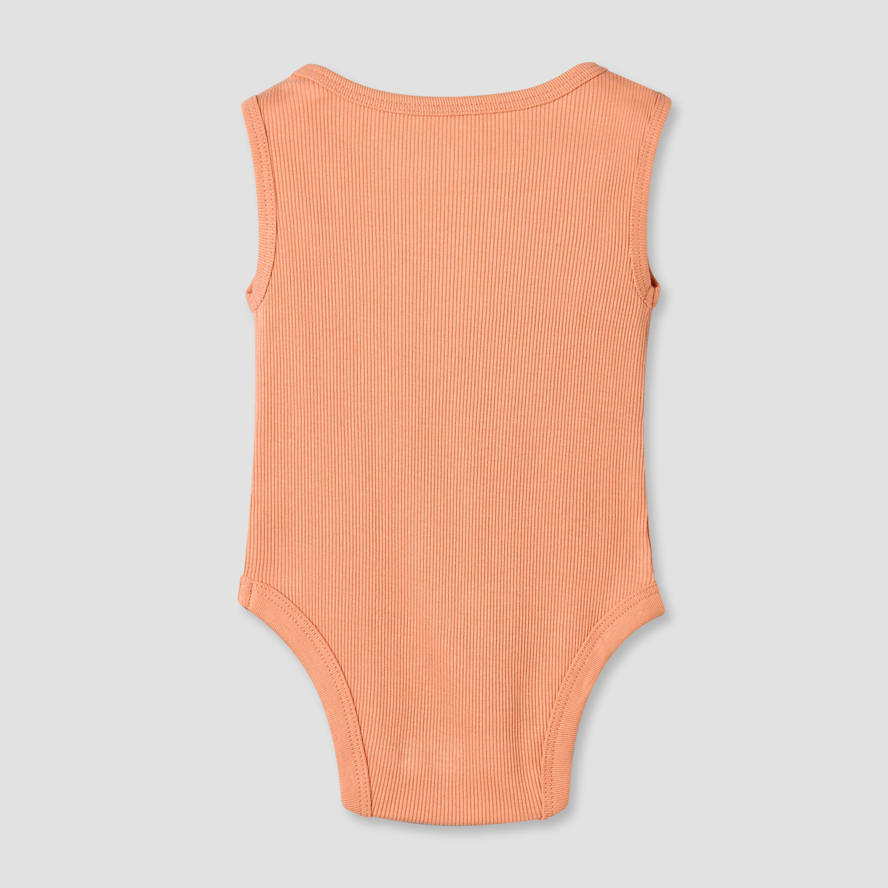 Pack of 5 Juniors Round Neck Sleeveless Bodysuit with Animal Print-baby-boys-clothing-bodysuits-image-8