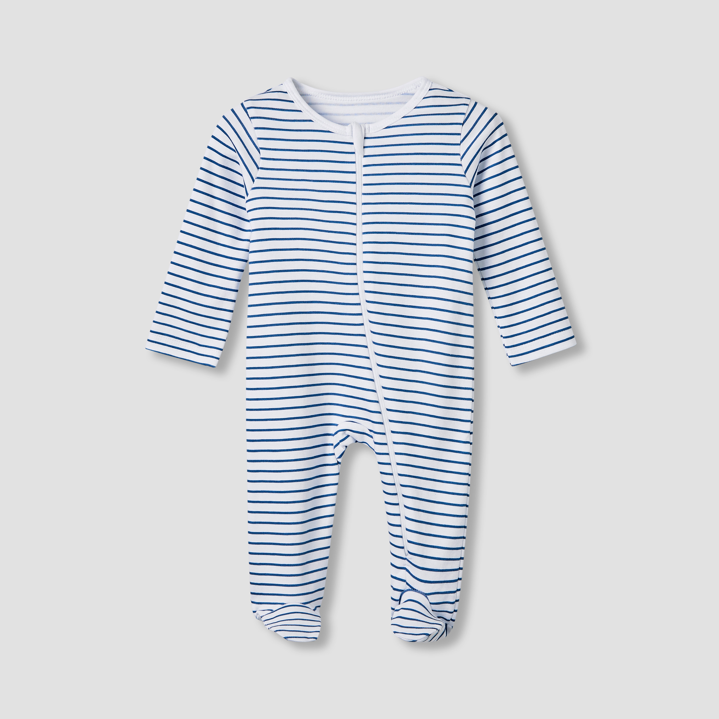 Juniors Crew Neck Sleepsuit with Print - Cotton - Long Sleeves - Set of 3-baby-girls-clothing-nightwear-sleepsuits-image-4