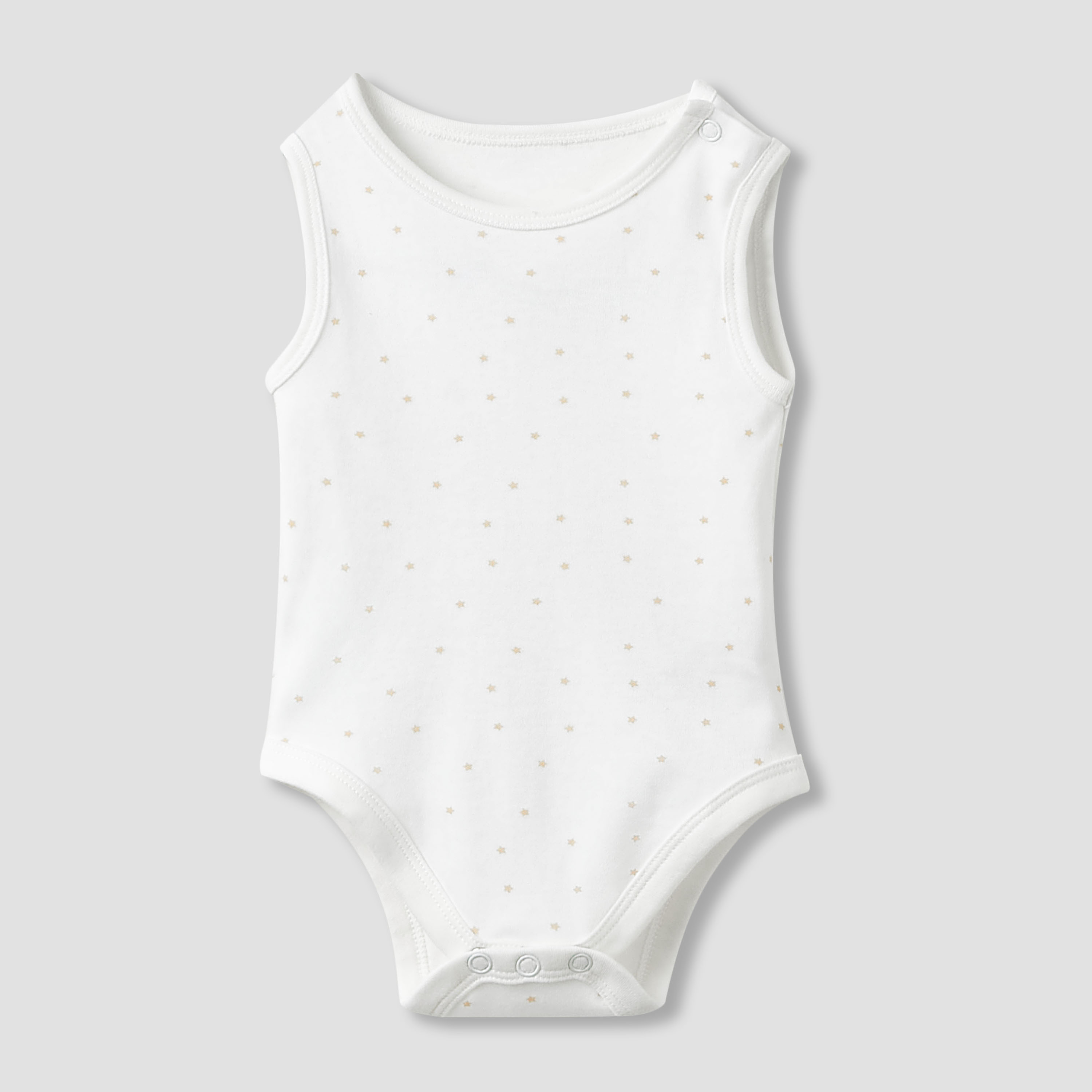 Juniors Round Neck Bodysuit with Snap Button Closure - Cotton - Sleeveless  - Set of 5-baby-boys-clothing-multipacks-image-5