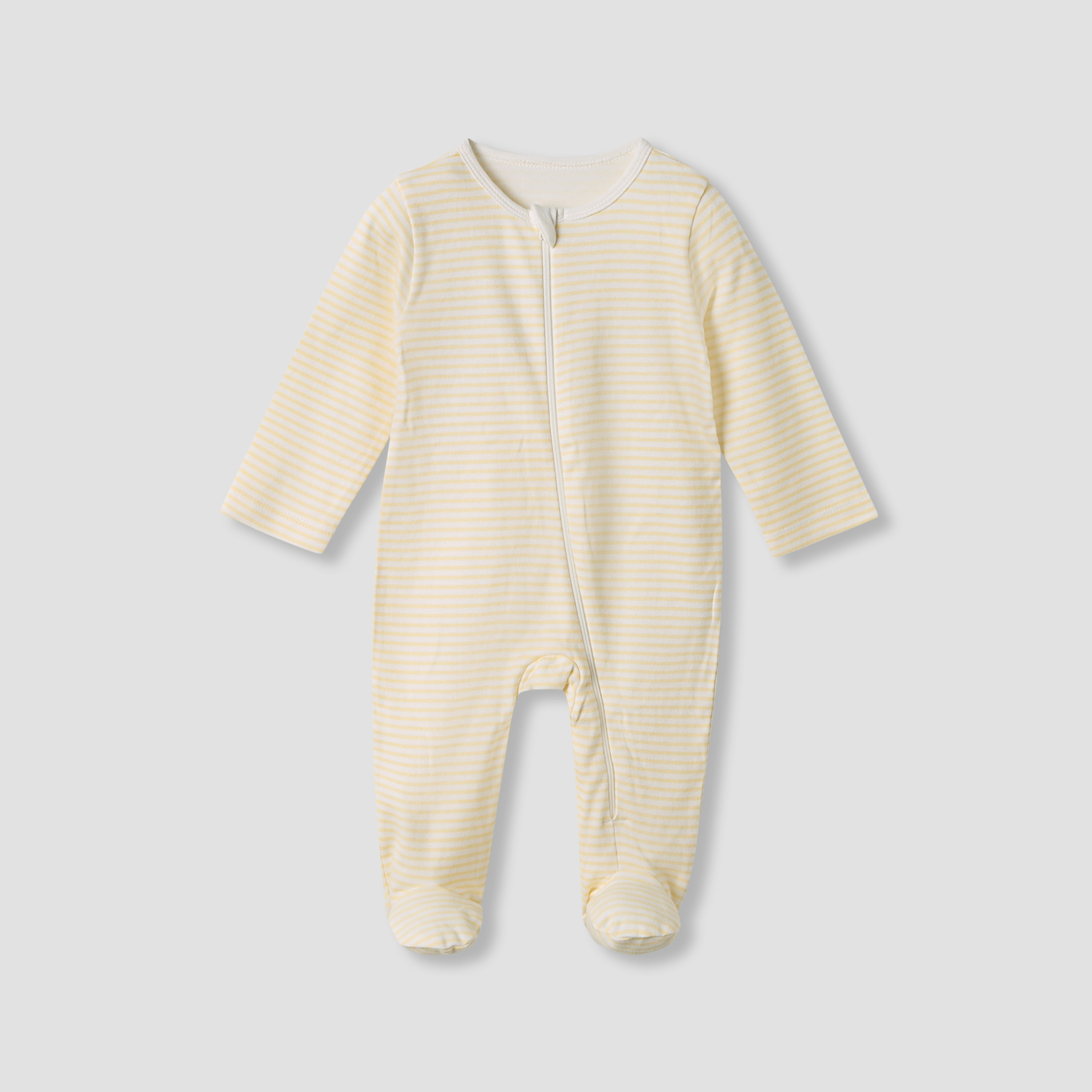 بدلة نوم قطن برقبة ضيقة وأكمام طويلة وطبعات من جونيورز - مجموعة من 5 قطع-baby-girls-clothing-nightwear-sleepsuits-image-5