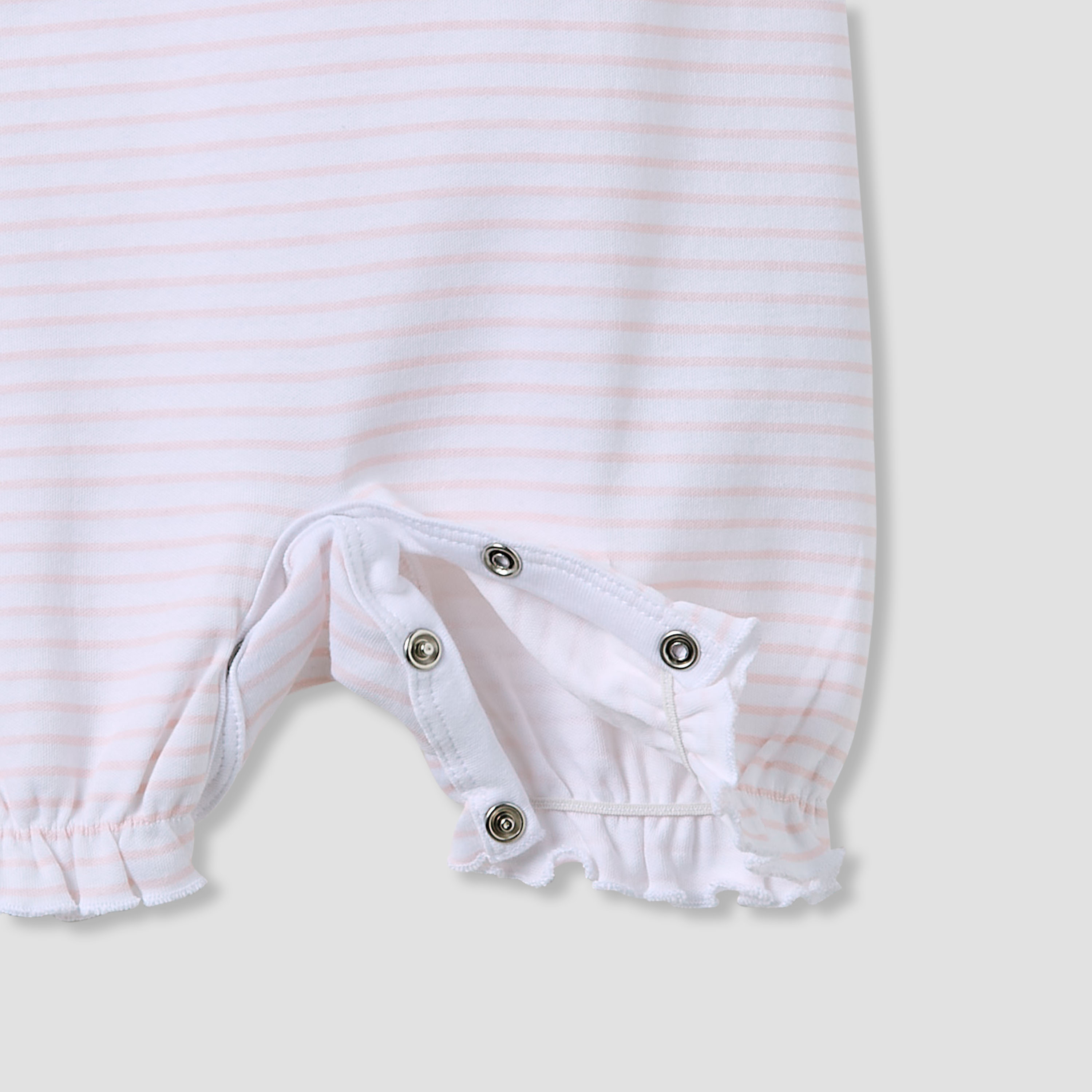 Juniors Crew Neck Romper with Print - Cotton - Short Sleeves - Set of 3-baby-girls-clothing-rompers-image-6