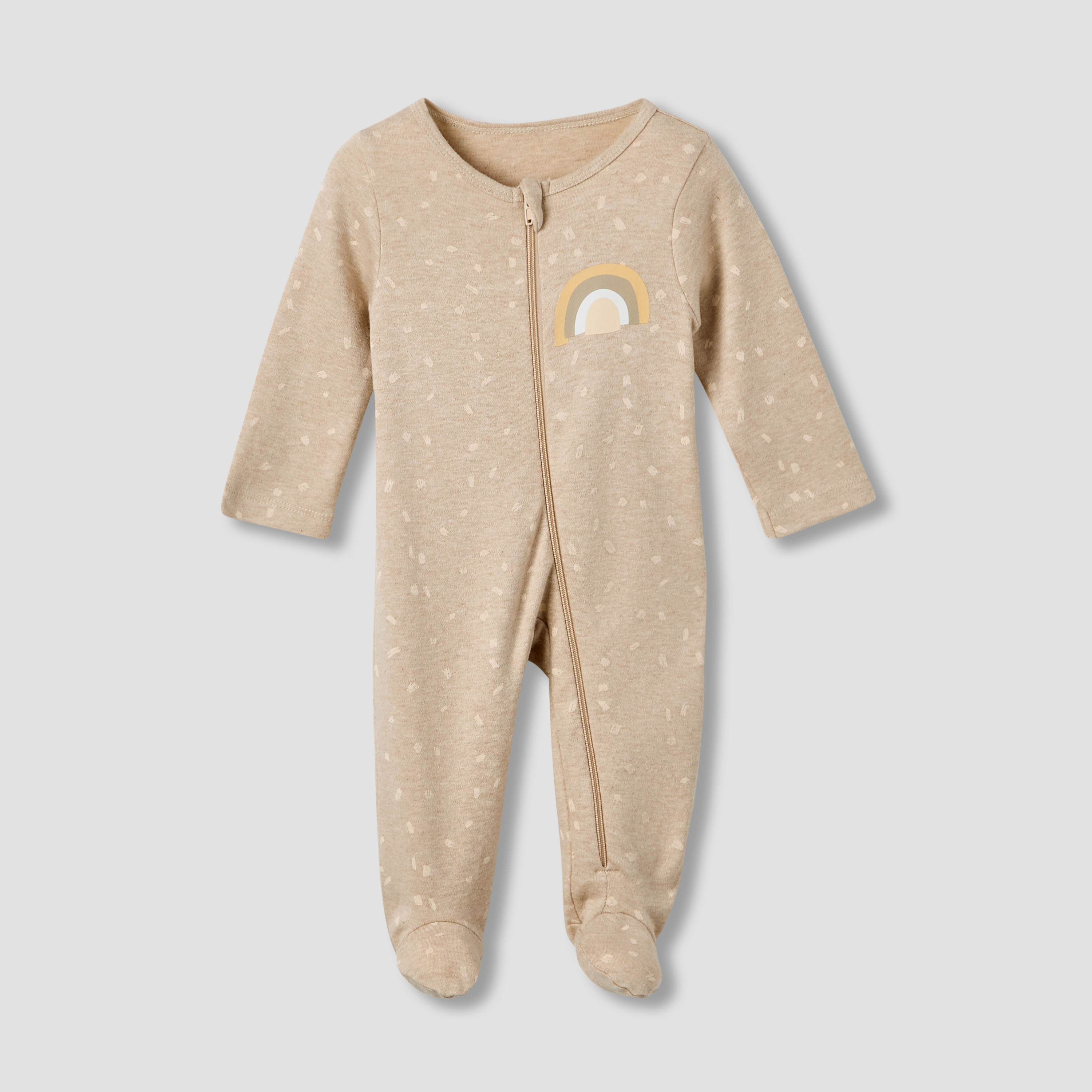 Juniors Cotton Round Neck Long Sleeves Sleepsuit with Fun Print, Set of 5-baby-boys-clothing-nightwear-sleepsuits-image-2