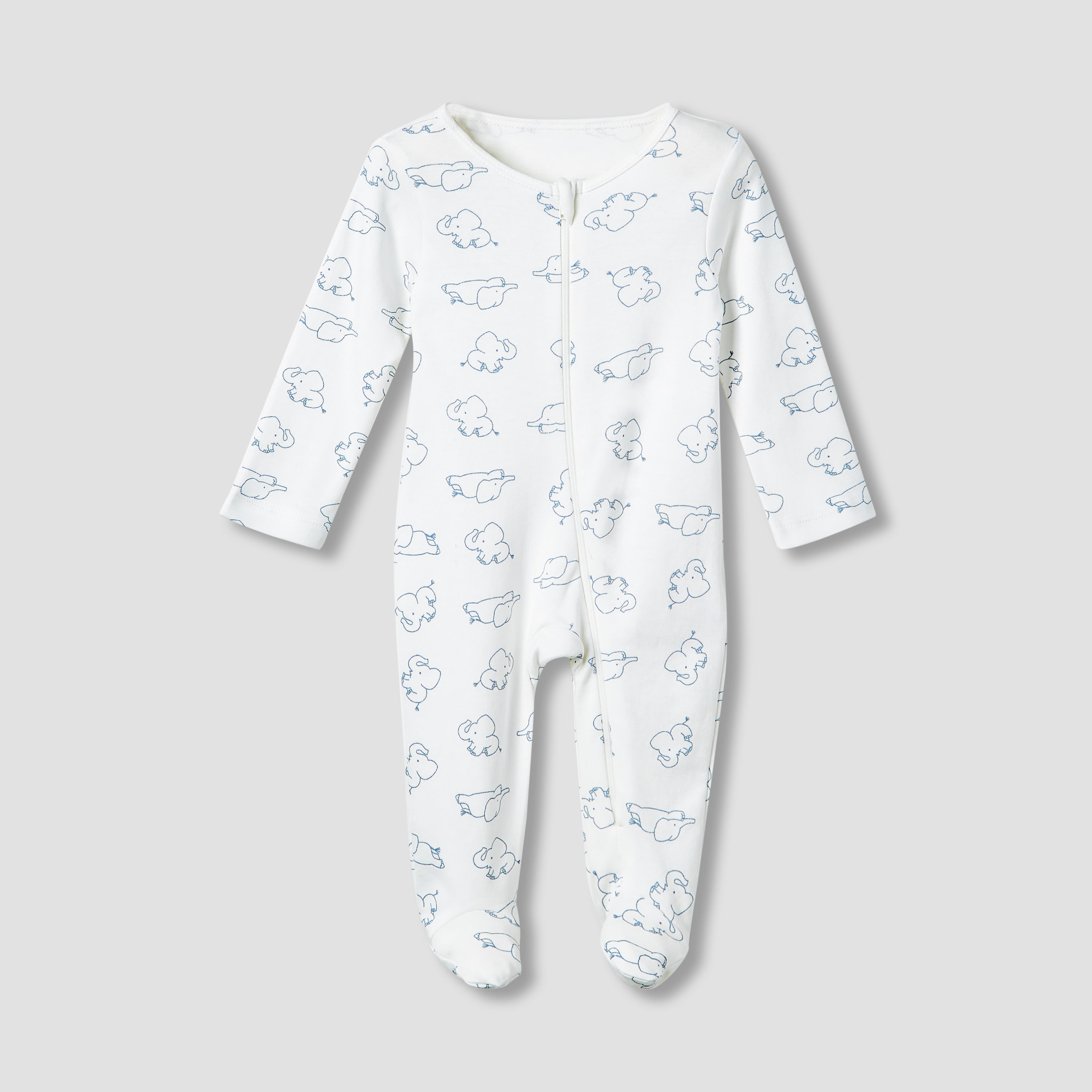 Juniors Cotton Round Long Sleeves Sleepsuit with Fun Print, Set of 5-baby-boys-clothing-nightwear-sleepsuits-image-5