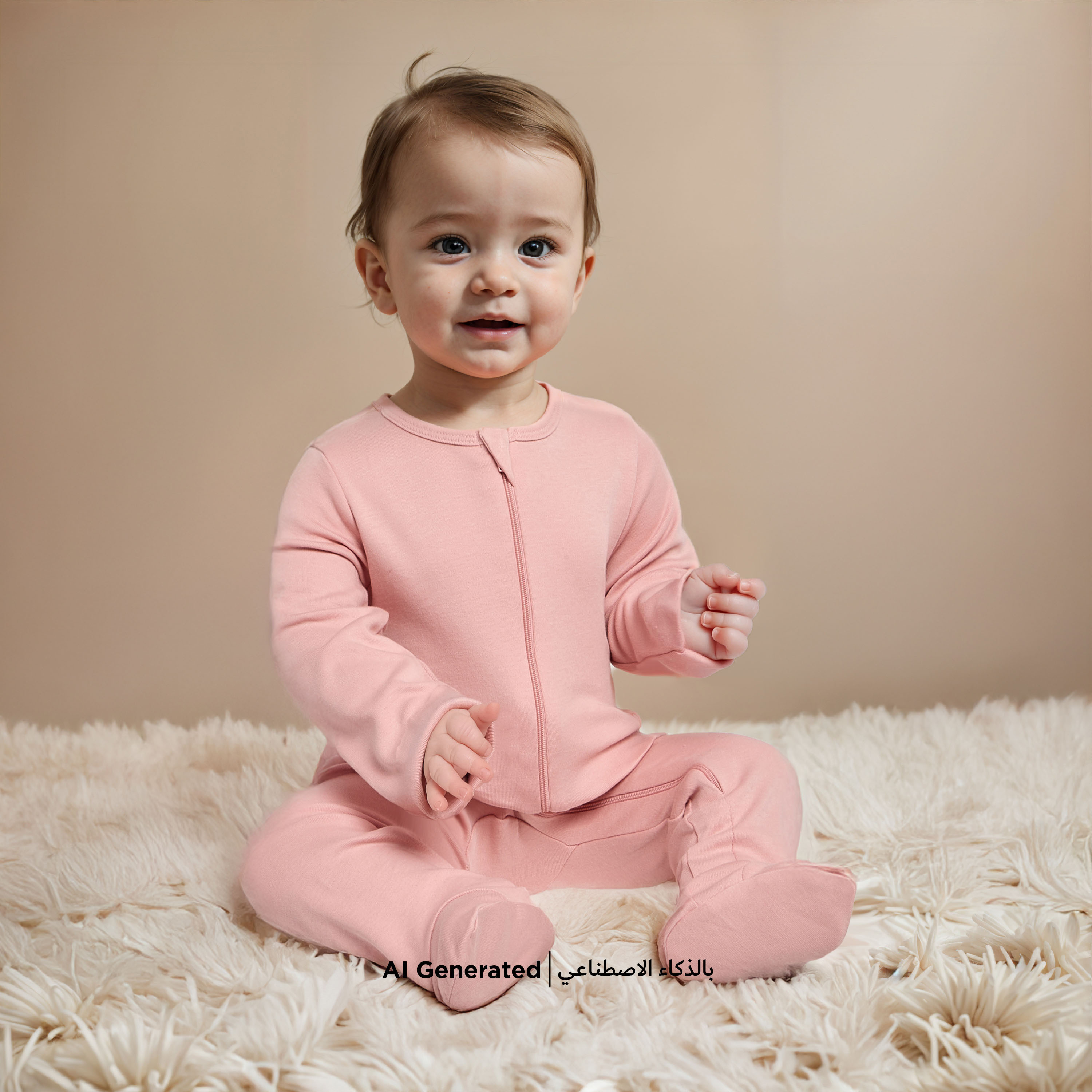 Juniors Solid Closed Feet Sleepsuit with Zip Closure - Set of 5-baby-girls-clothing-nightwear-sleepsuits-image-5