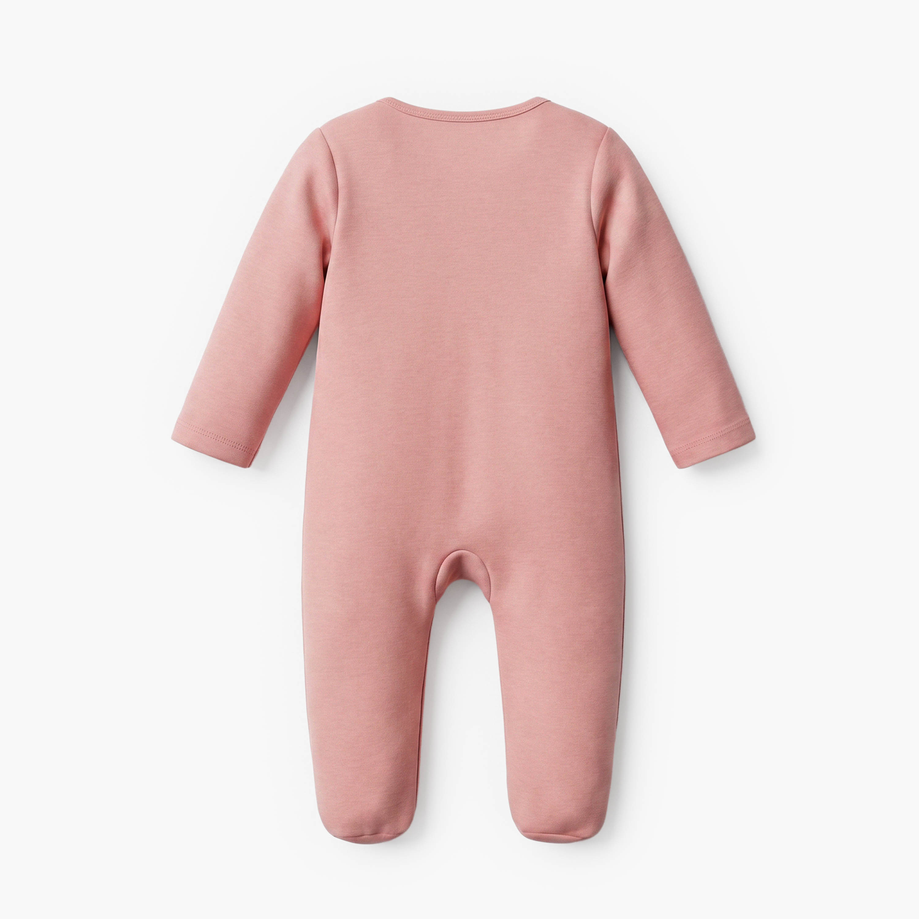 بدلات نوم سادة مُغلقة القدمين بأكمام طويلة من جونيورز - طقم من 7 قطع-baby-girls-clothing-nightwear-sleepsuits-image-6