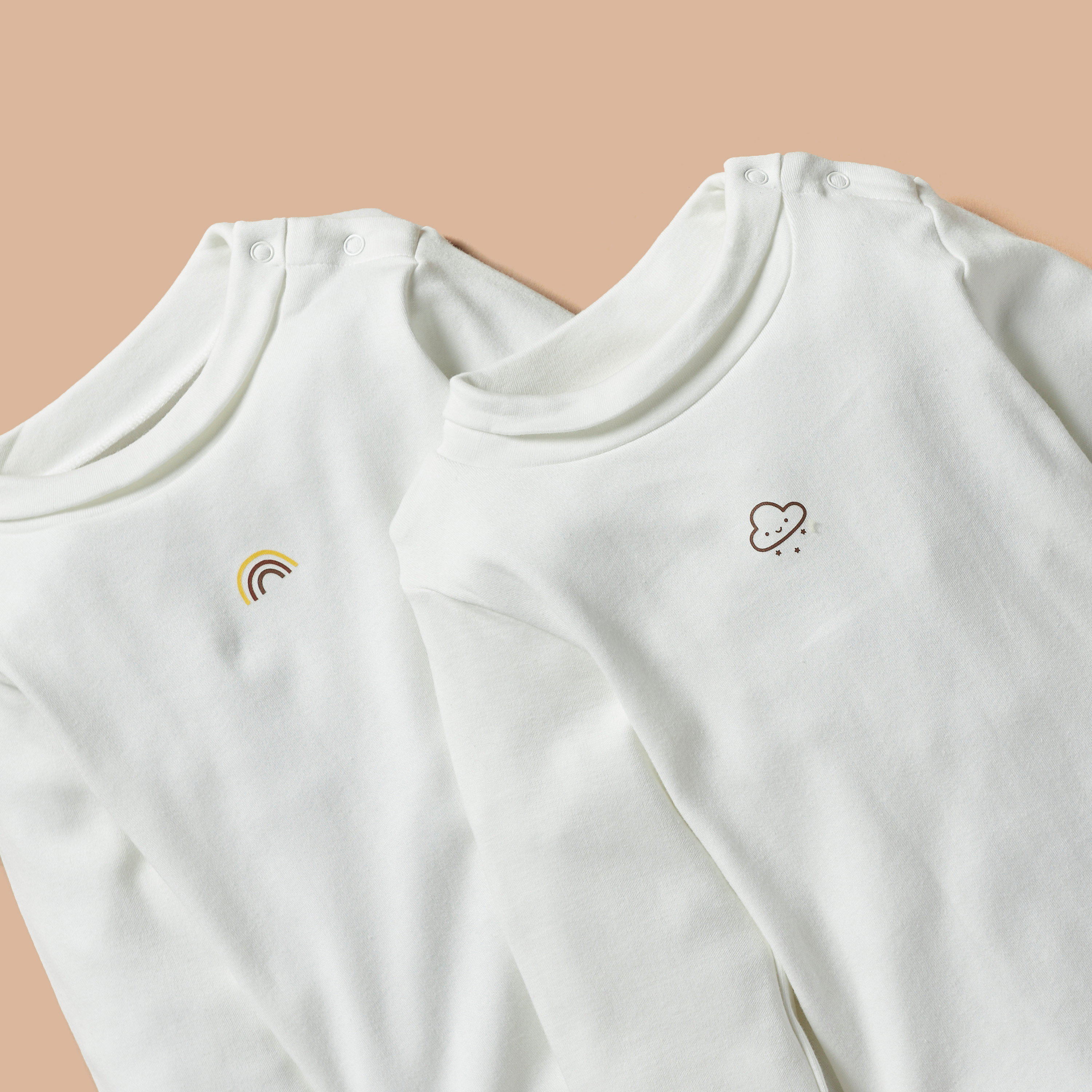 بودي سوت بأكمام طويلة وطبعات من جونيورز - طقم من قطعتين-baby-boys-clothing-bodysuits-image-4