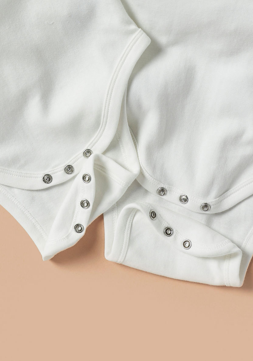 Juniors Printed Long Sleeves Bodysuit - Set of 2-Bodysuits-image-4