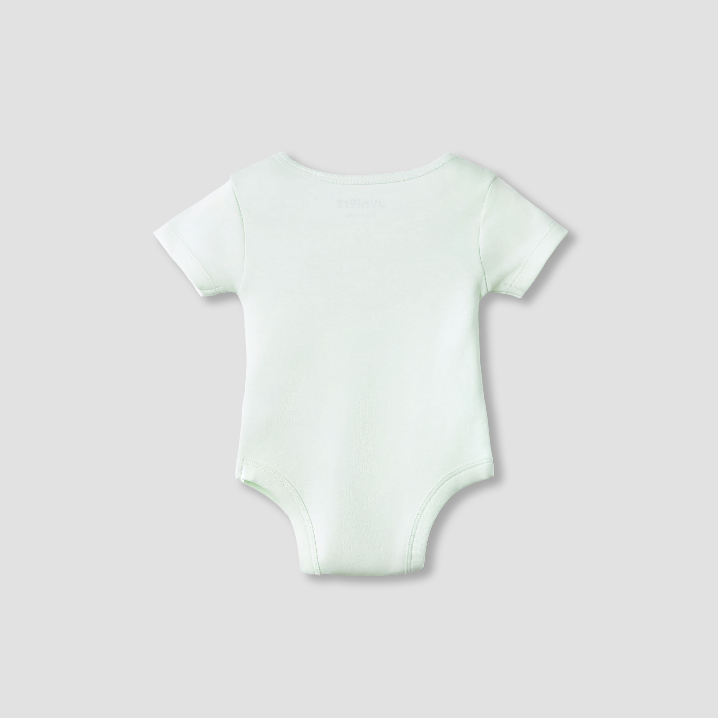 Juniors Round Neck Bodysuit with Snap Button Closure - Cotton - Short Sleeves-baby-girls-clothing-bodysuits-image-2