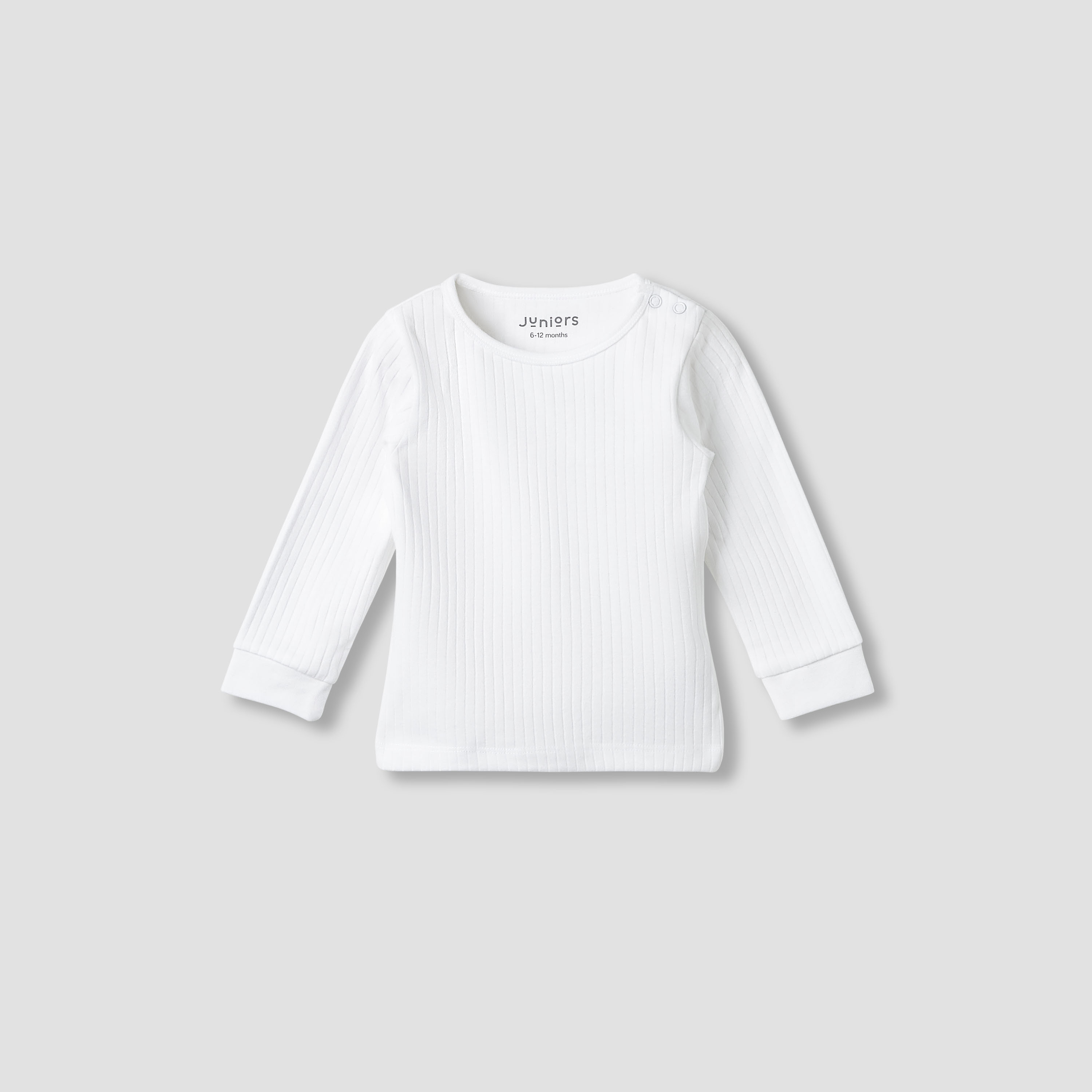 Set of 2 Juniors Round Neck Long Sleeves Pyjama Set with Ribbed Design-baby-girls-clothing-nightwear-pyjamasets-image-2