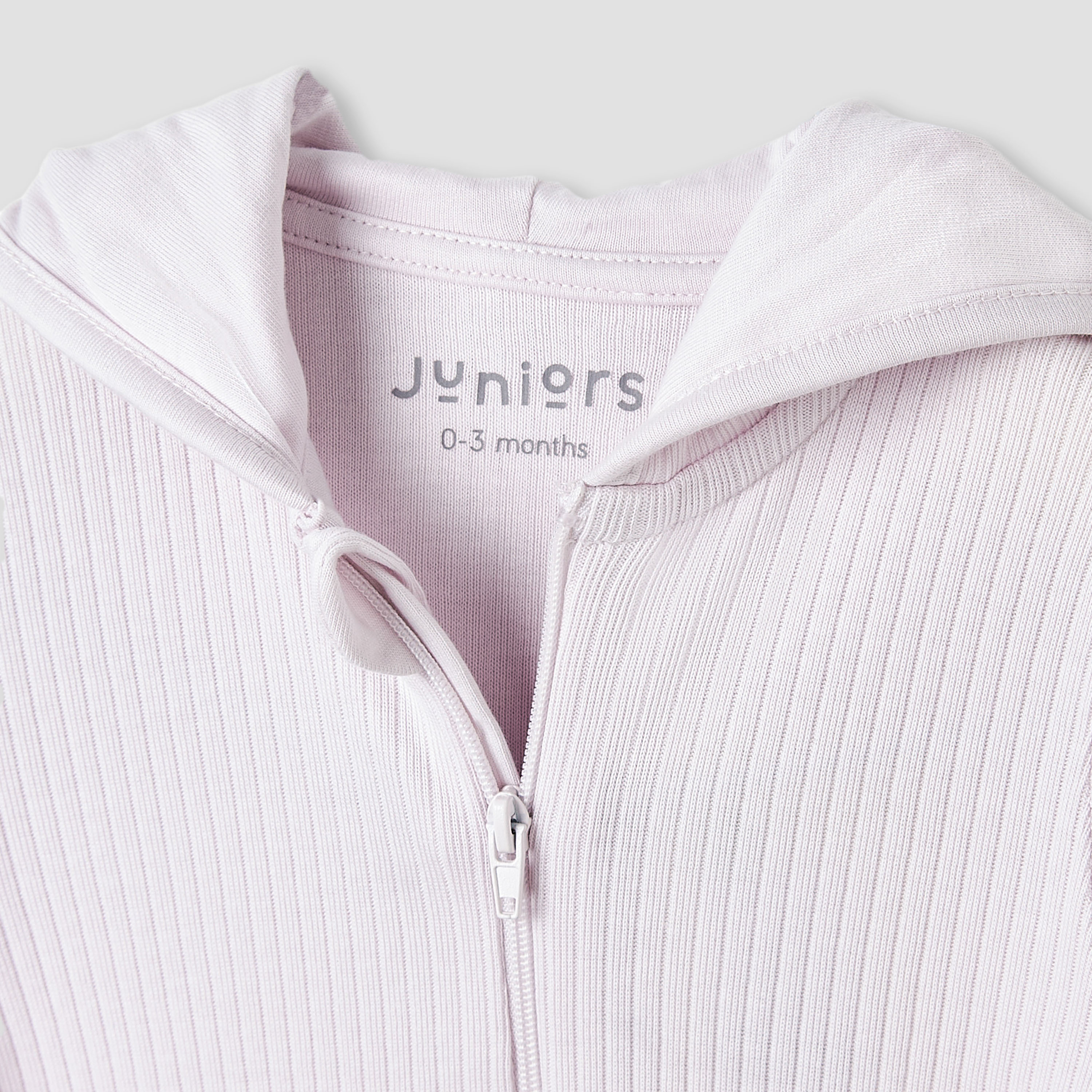 Juniors Hooded Sleepsuit with Movable Ear Accent - Cotton - Long Sleeves-baby-girls-clothing-nightwear-sleepsuits-image-4