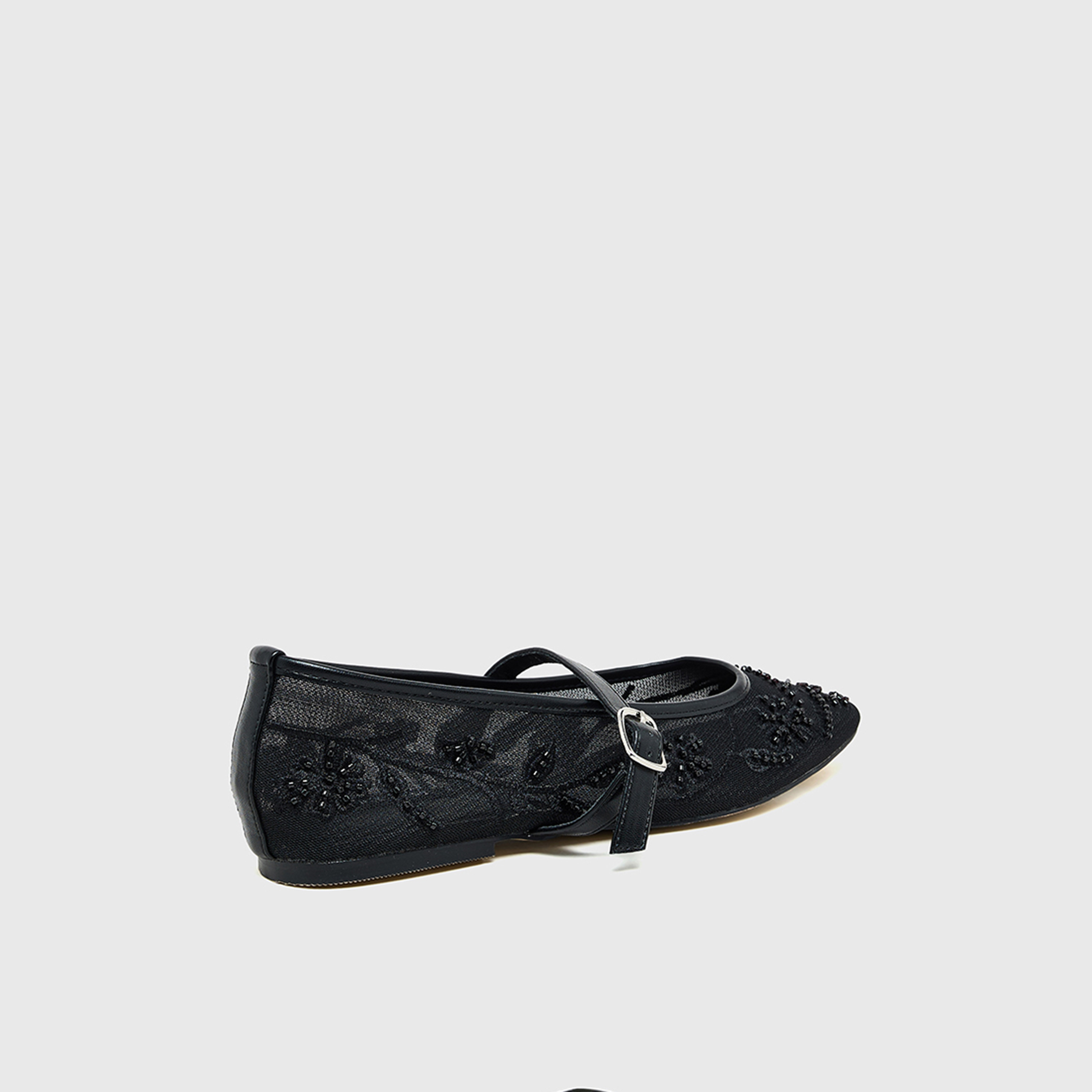 ناين ويست - حذاء ماري جين مسطح بإبزيم للنساء | PF826-01-women-shoes-ballerinas-image-5