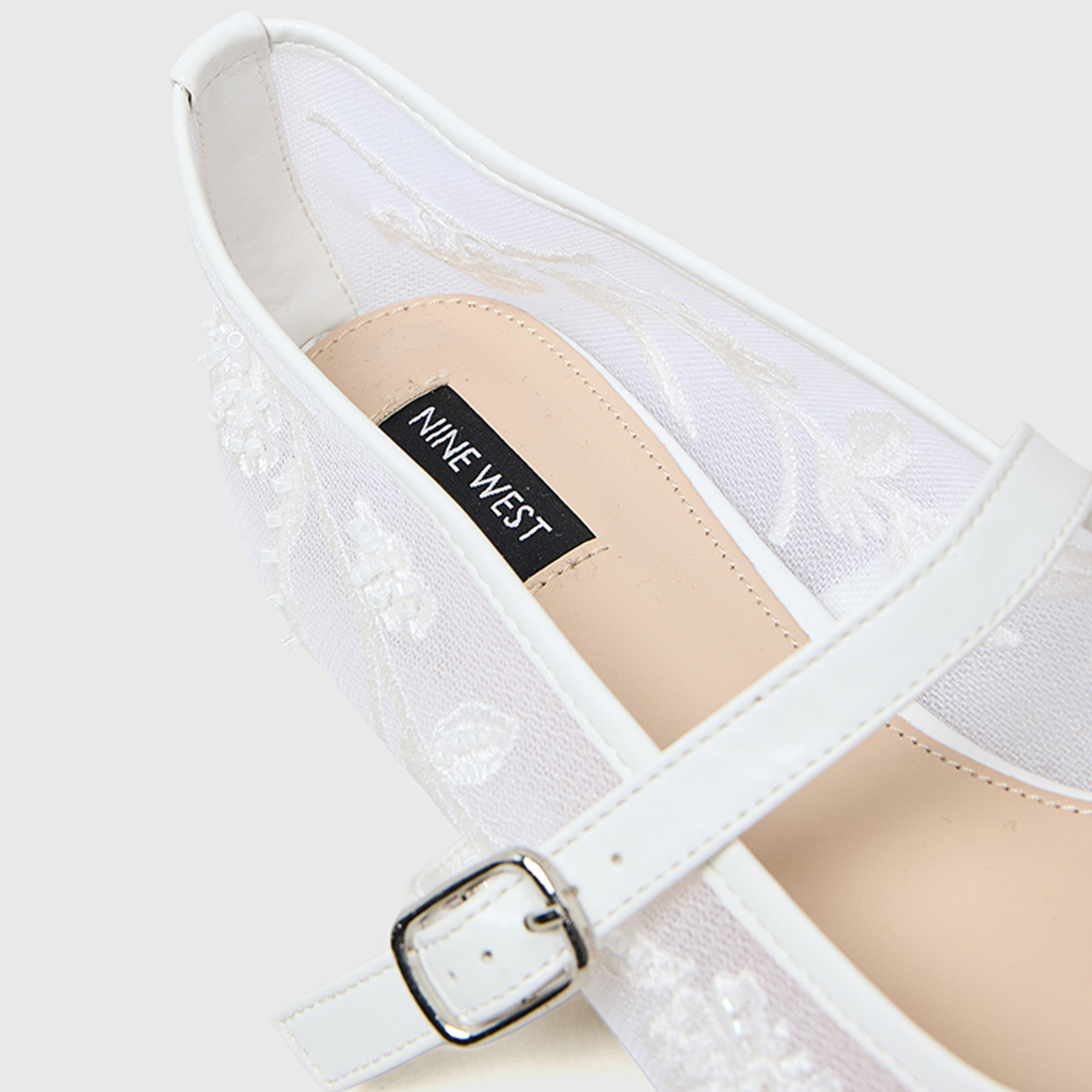 ناين ويست - حذاء ماري جين مسطح بإبزيم للنساء | PF826-01-women-shoes-ballerinas-image-9
