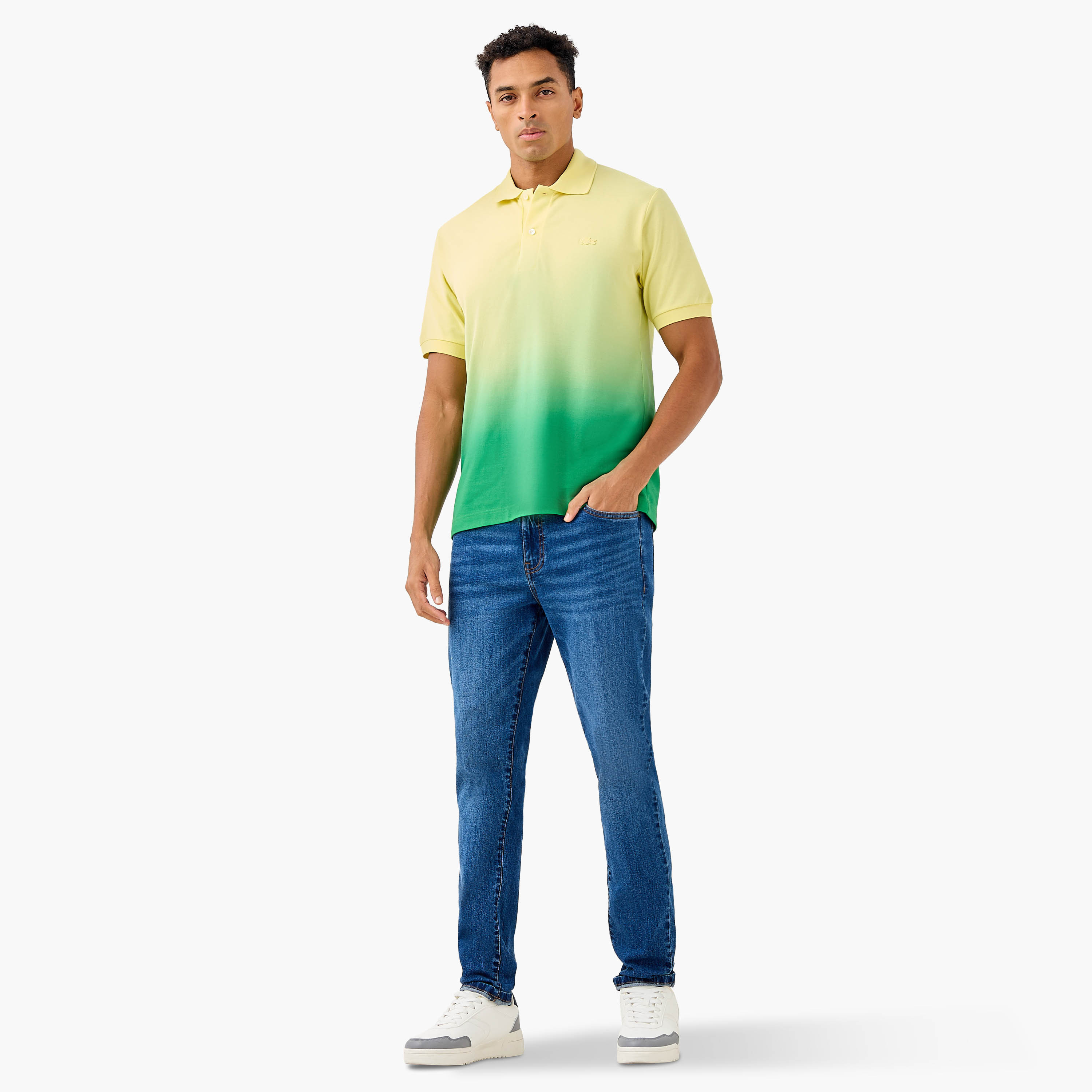 Lacoste Ombre Polo T-shirt with Short Sleeves-men-clothing-tshirtsandpolos-polos-image-2