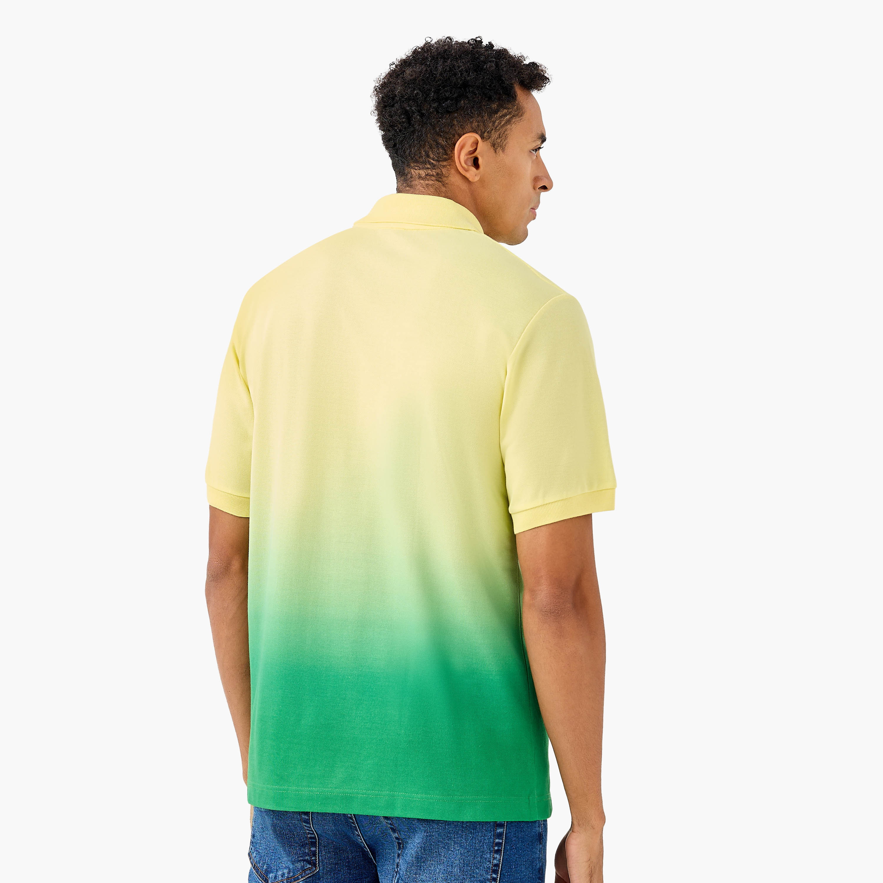 Lacoste Ombre Polo T-shirt with Short Sleeves-men-clothing-tshirtsandpolos-polos-image-3