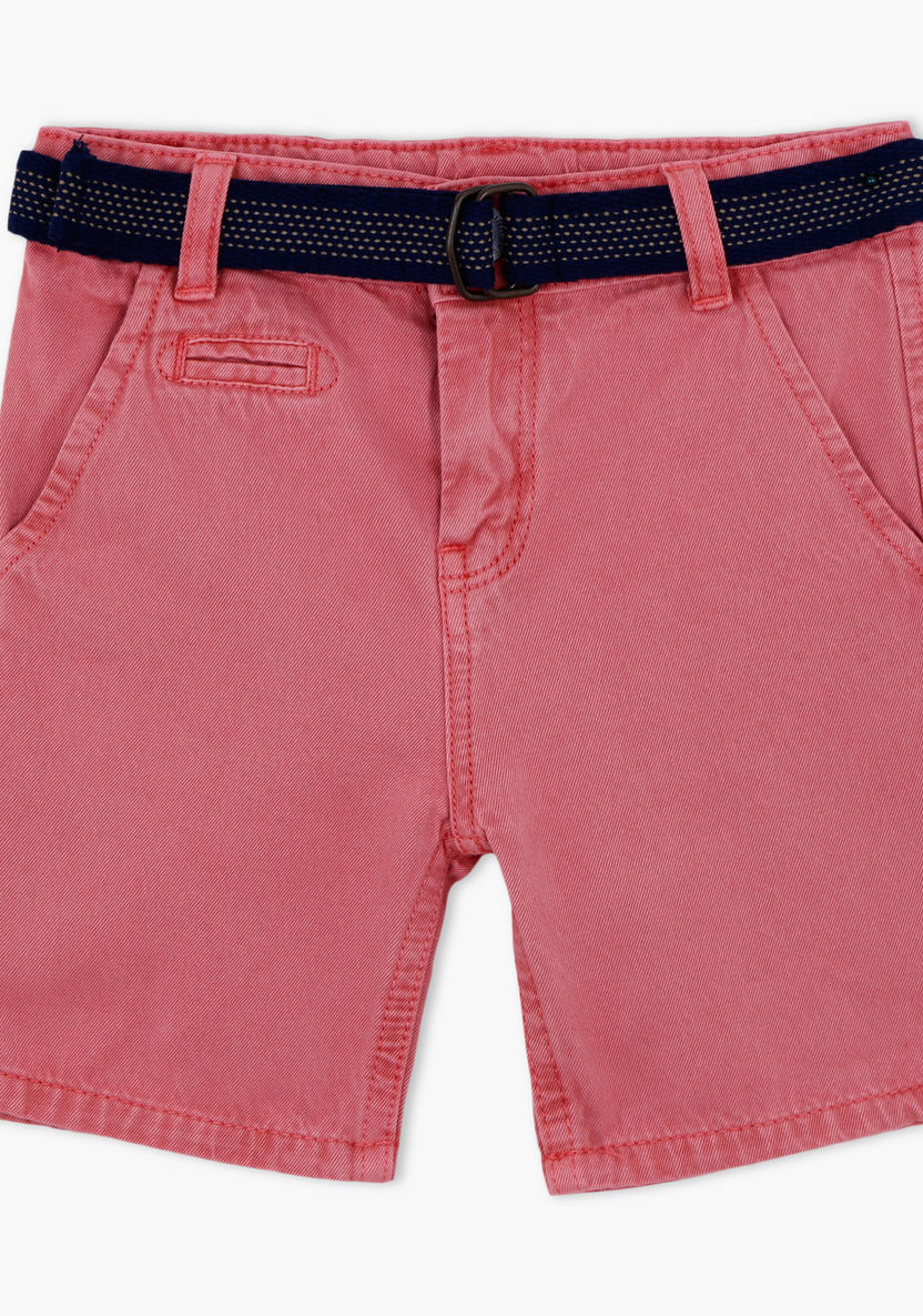 Juniors Shorts with Button Closure-Shorts-image-0