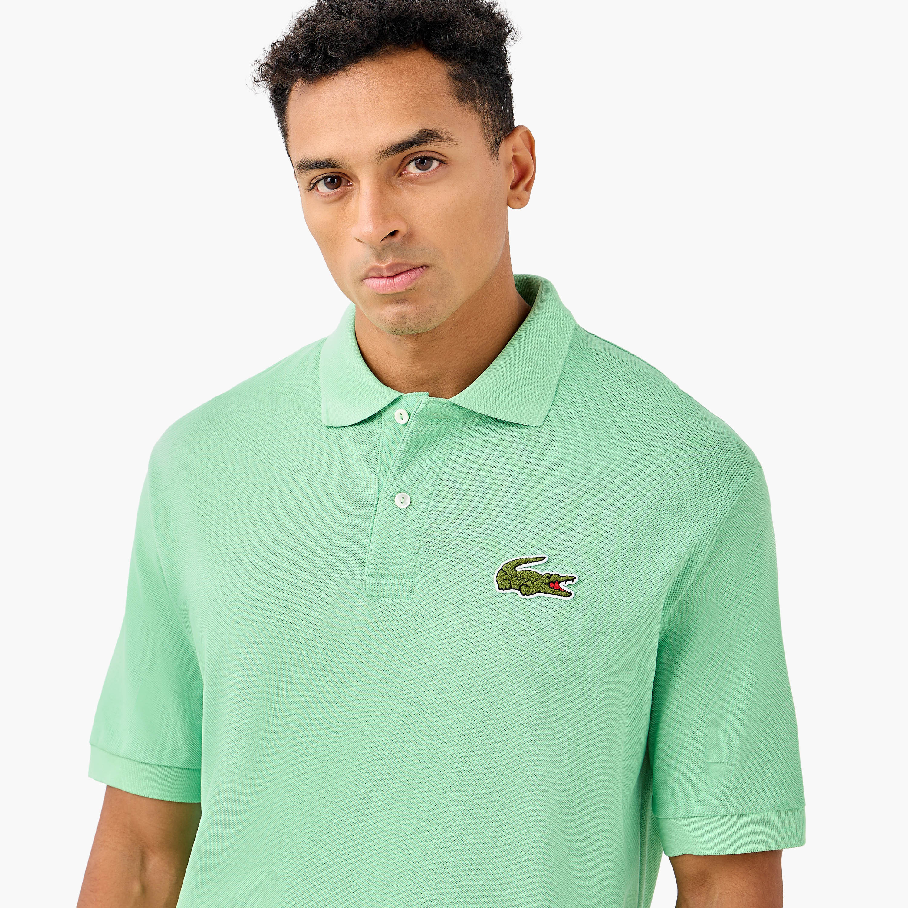 Lacoste Solid Polo T-shirt with Short Sleeves-men-clothing-tshirtsandpolos-polos-image-4