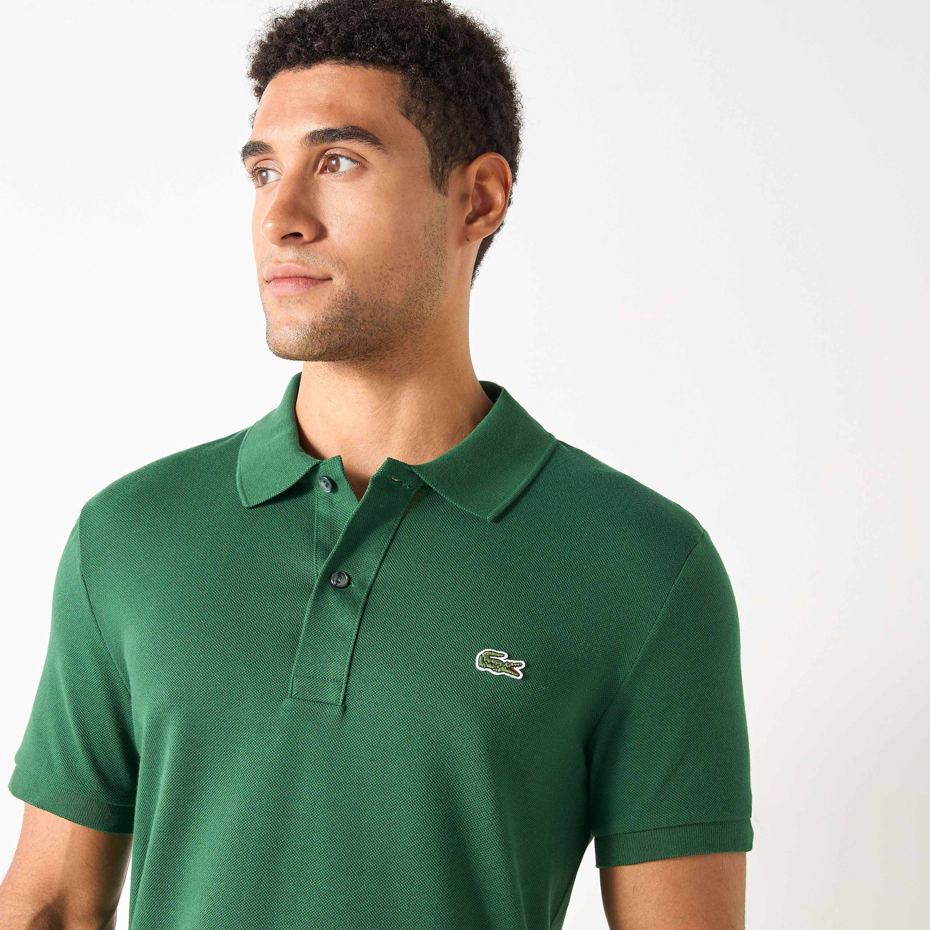 Lacoste Logo Applique Polo T-shirt with Short Sleeves-men-clothing-tshirtsandpolos-polos-image-4