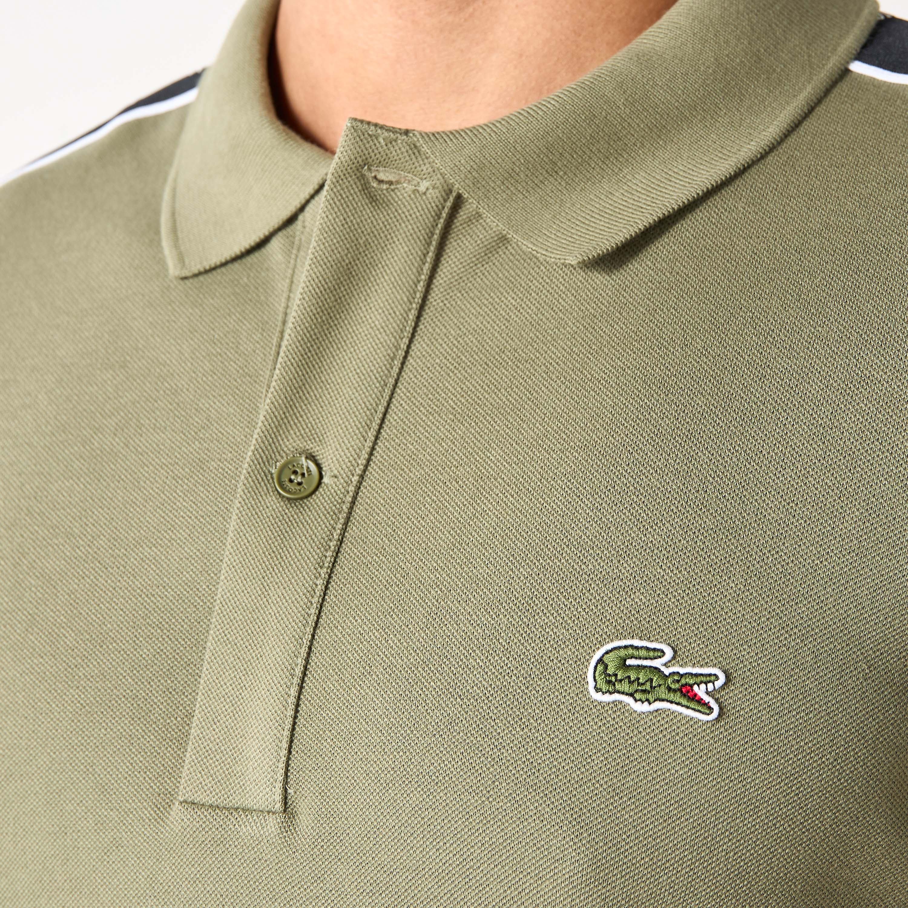 Lacoste Logo Applique Polo T-shirt with Short Sleeves-men-clothing-tshirtsandpolos-polos-image-4